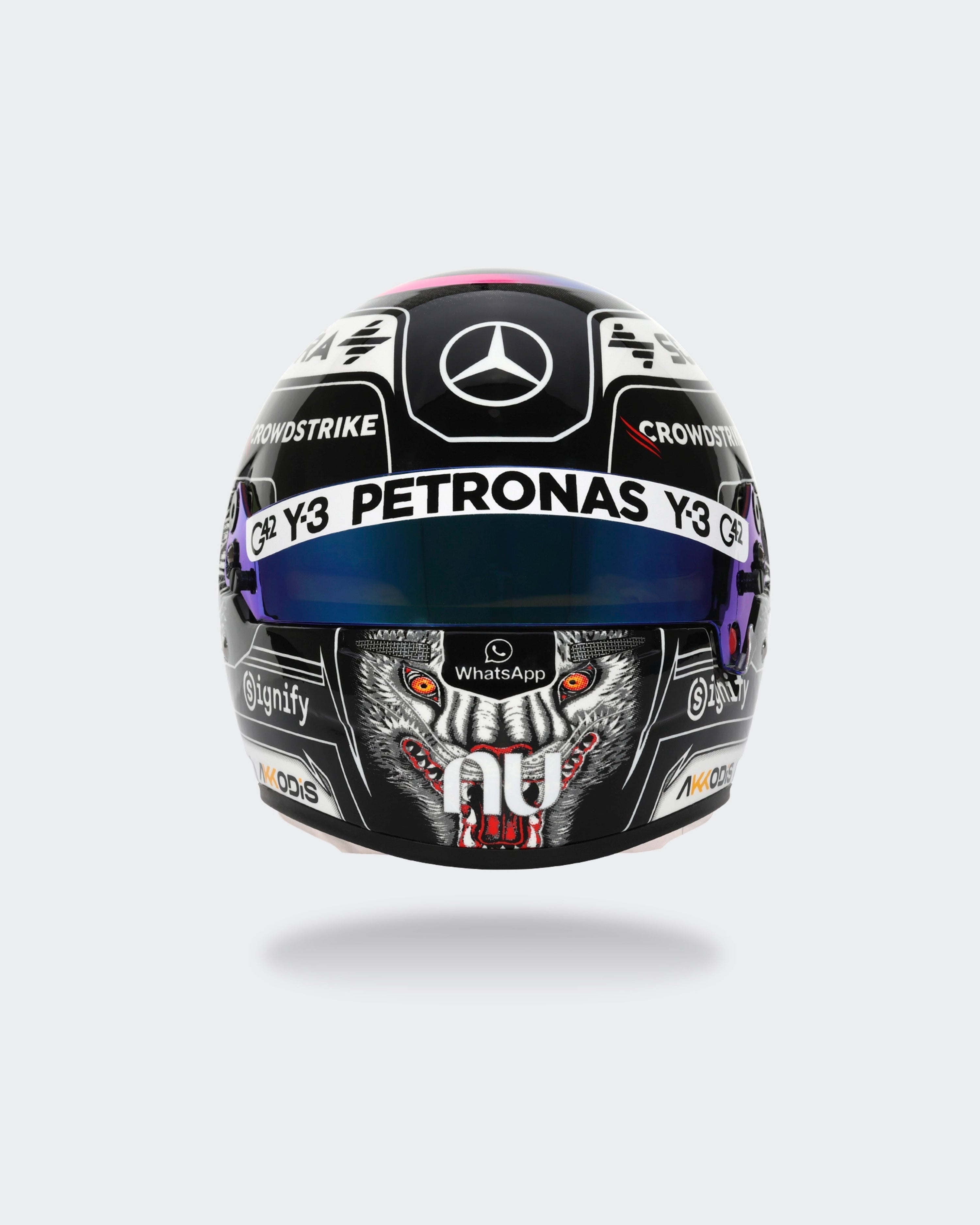 Kimi Antonelli 2026 Japan Mini Bell Helmet Replica 1:2 — additional product detail showing Mercedes-AMG PETRONAS F1 styling and product details | Dash Racegear
