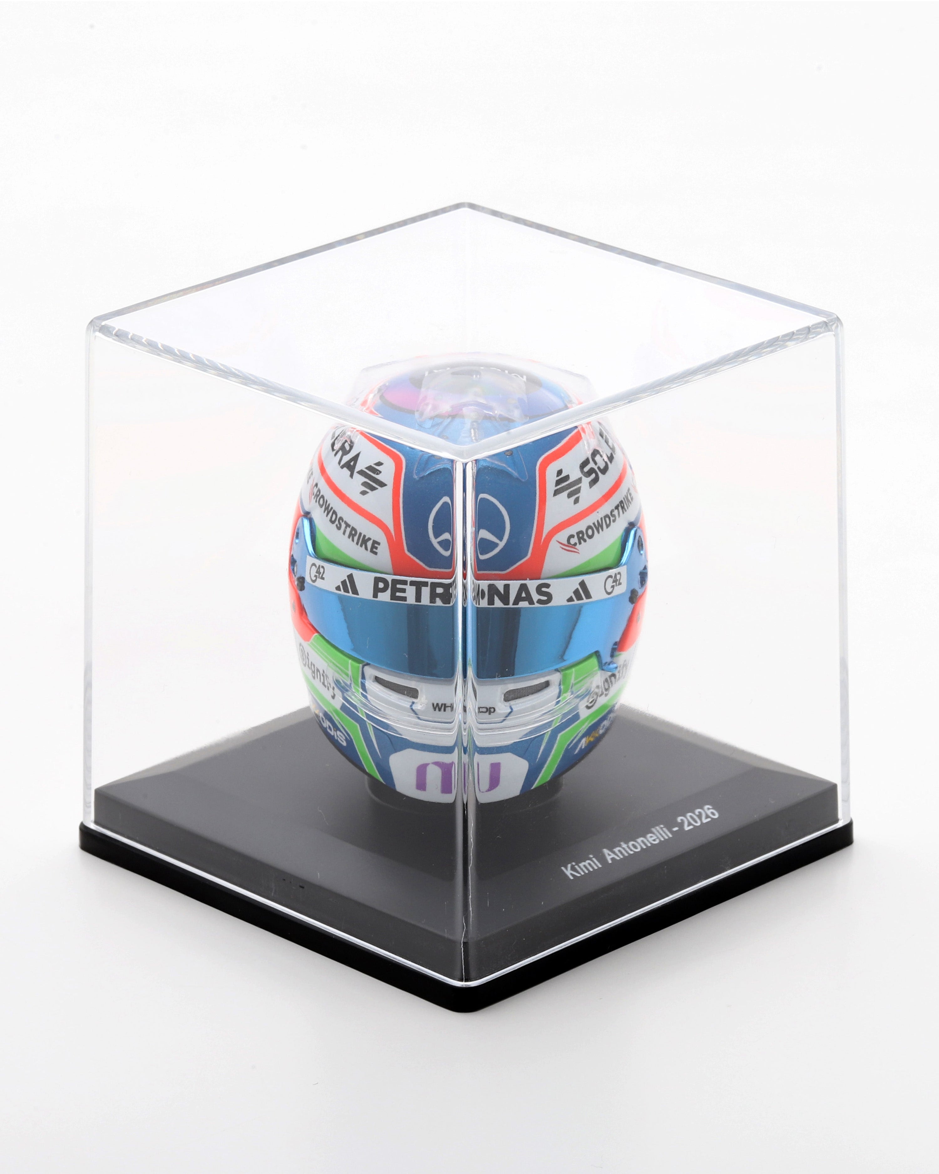 Kimi Antonelli 2026 Sparks Helmet 1:5 — additional product detail showing Mercedes-AMG PETRONAS F1 styling and product details | Dash Racegear