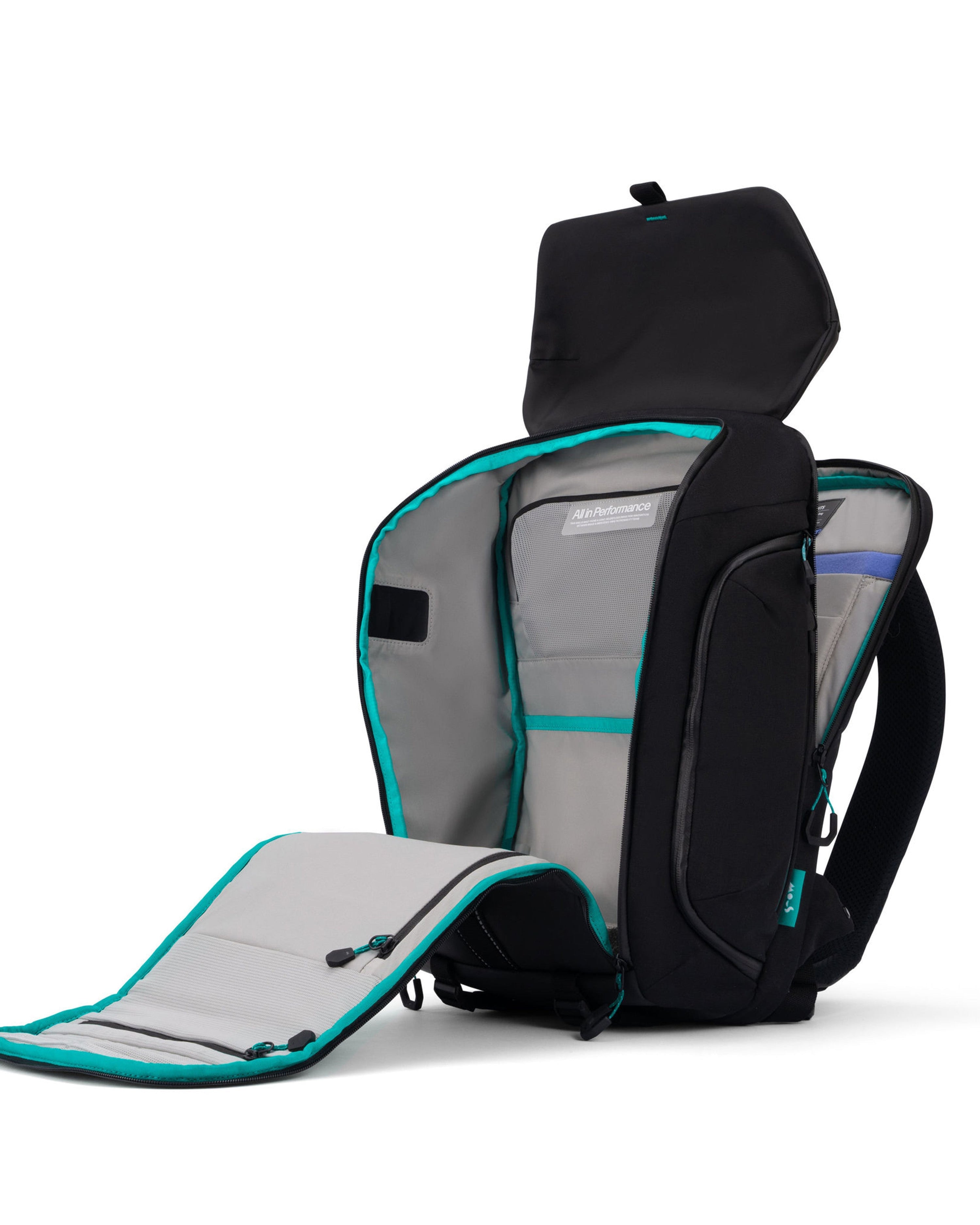 Mous x Mercedes-AMG F1 Team Backpack — additional product detail showing Mercedes-AMG PETRONAS F1 styling and product details | Dash Racegear