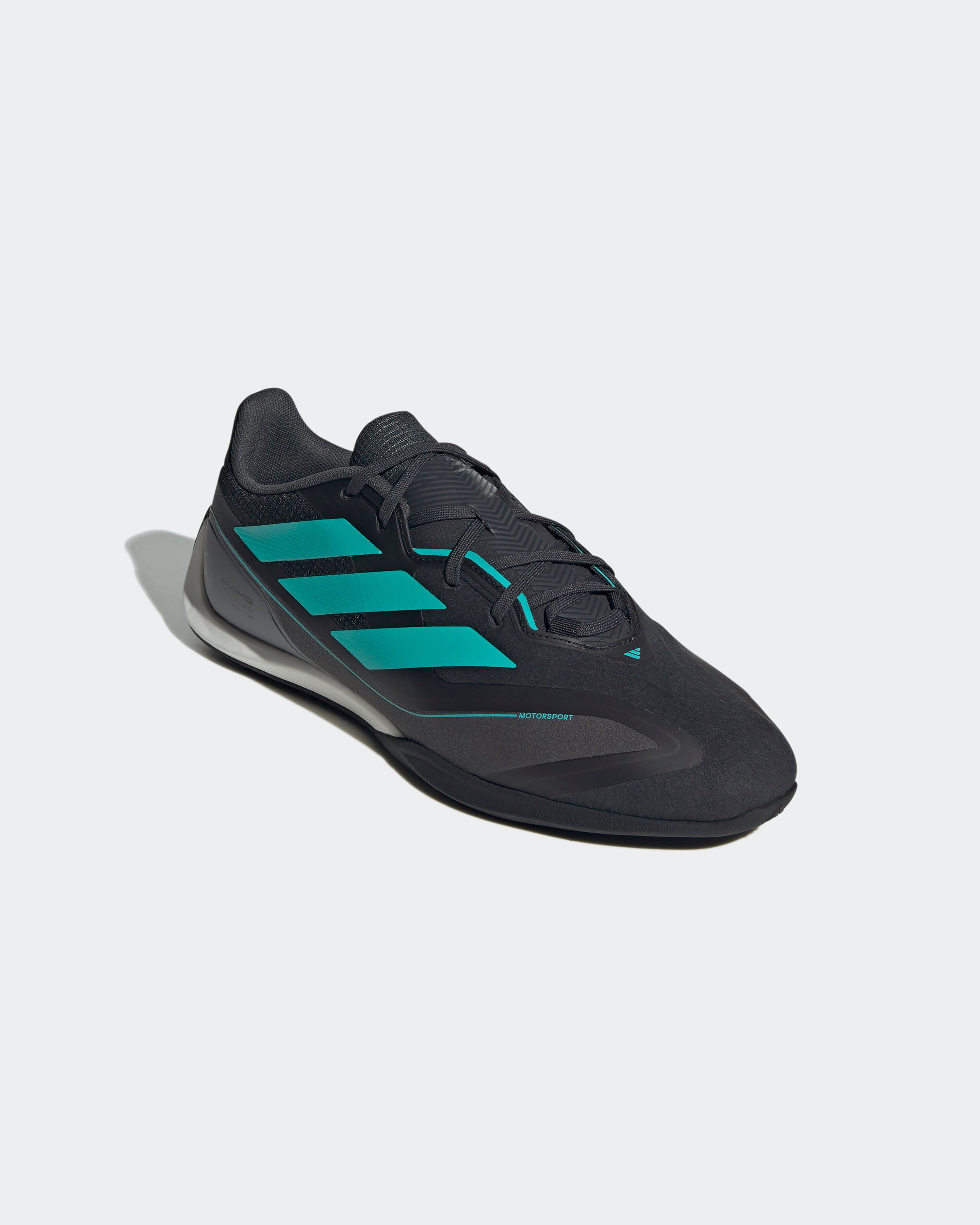 Pro Trainers Black — alternate product angle showing Mercedes-AMG PETRONAS F1 styling and product details | Dash Racegear