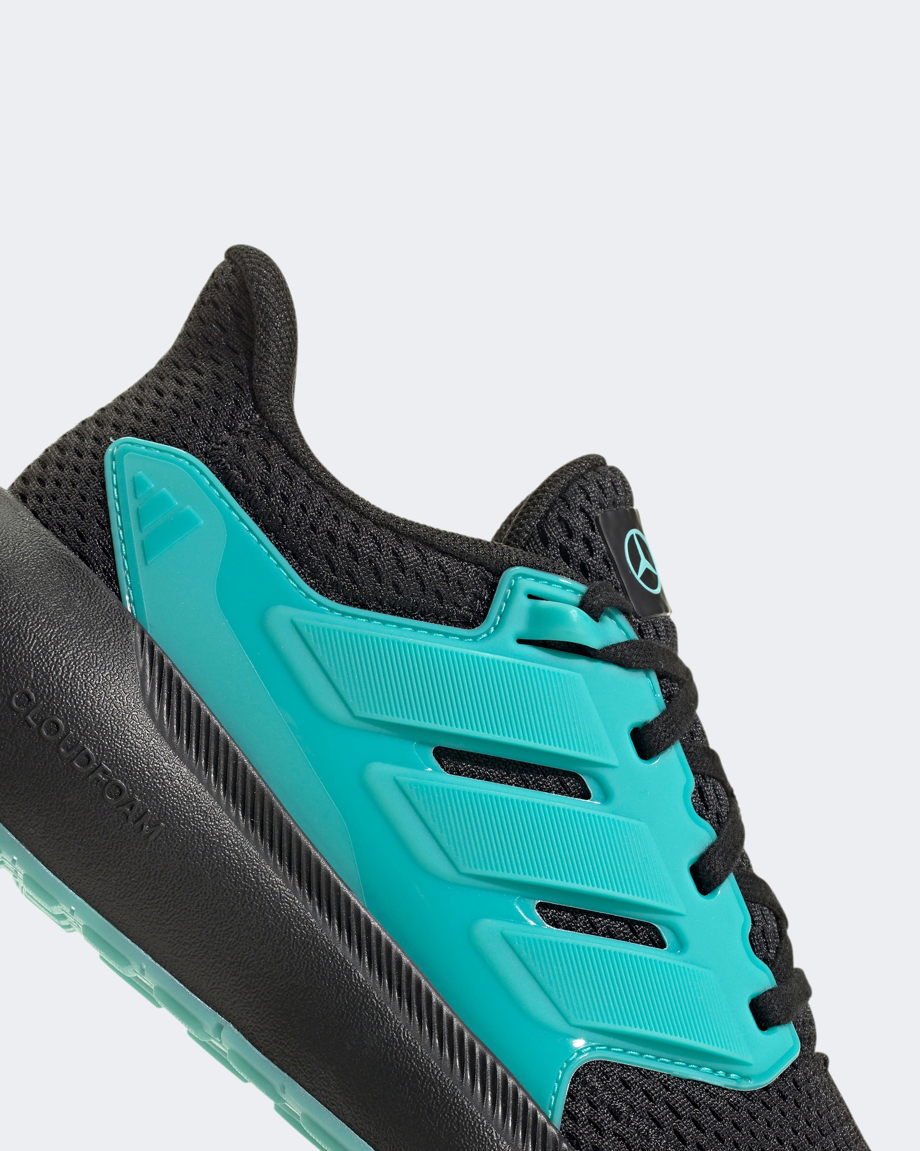 Juniors Ultimashow 2.0 Shoes Black/Teal — additional product detail showing Mercedes-AMG PETRONAS F1 styling and product details | Dash Racegear