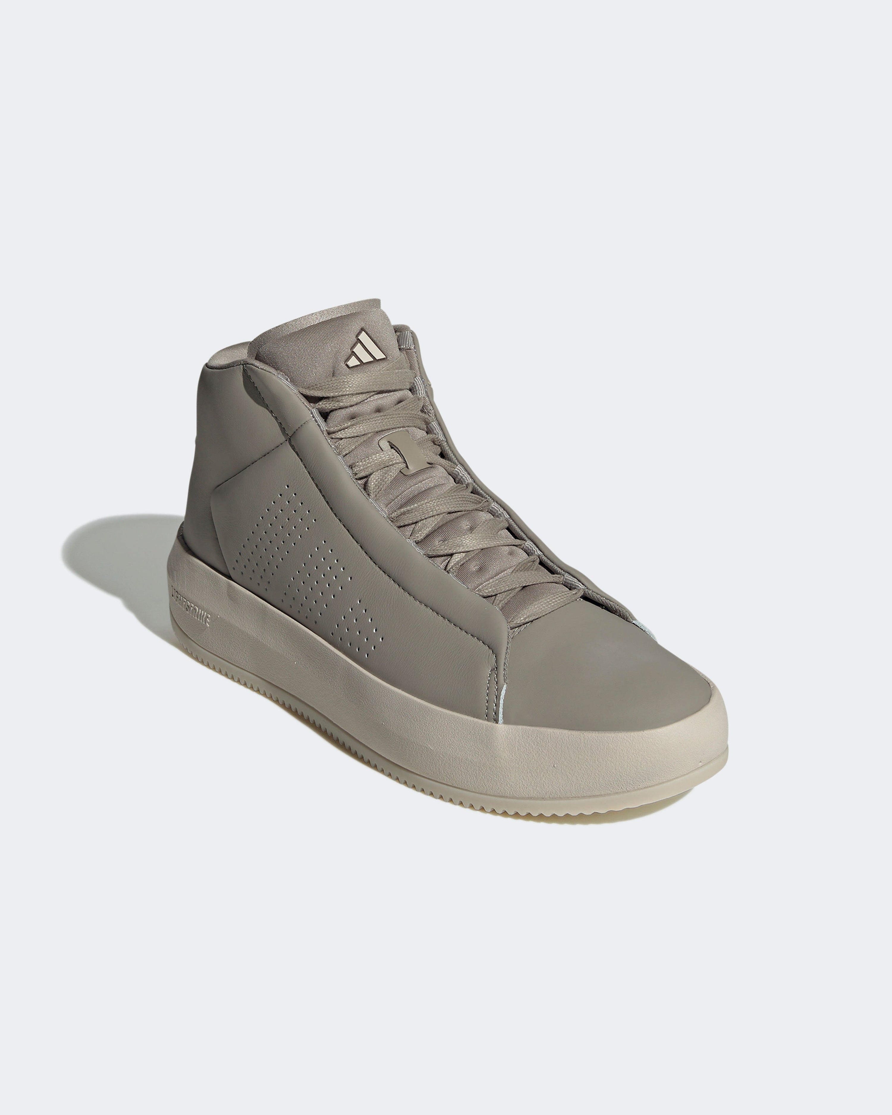 Acesmash Mid Shoes Beige — close-up design detail showing Mercedes-AMG PETRONAS F1 styling and product details | Dash Racegear