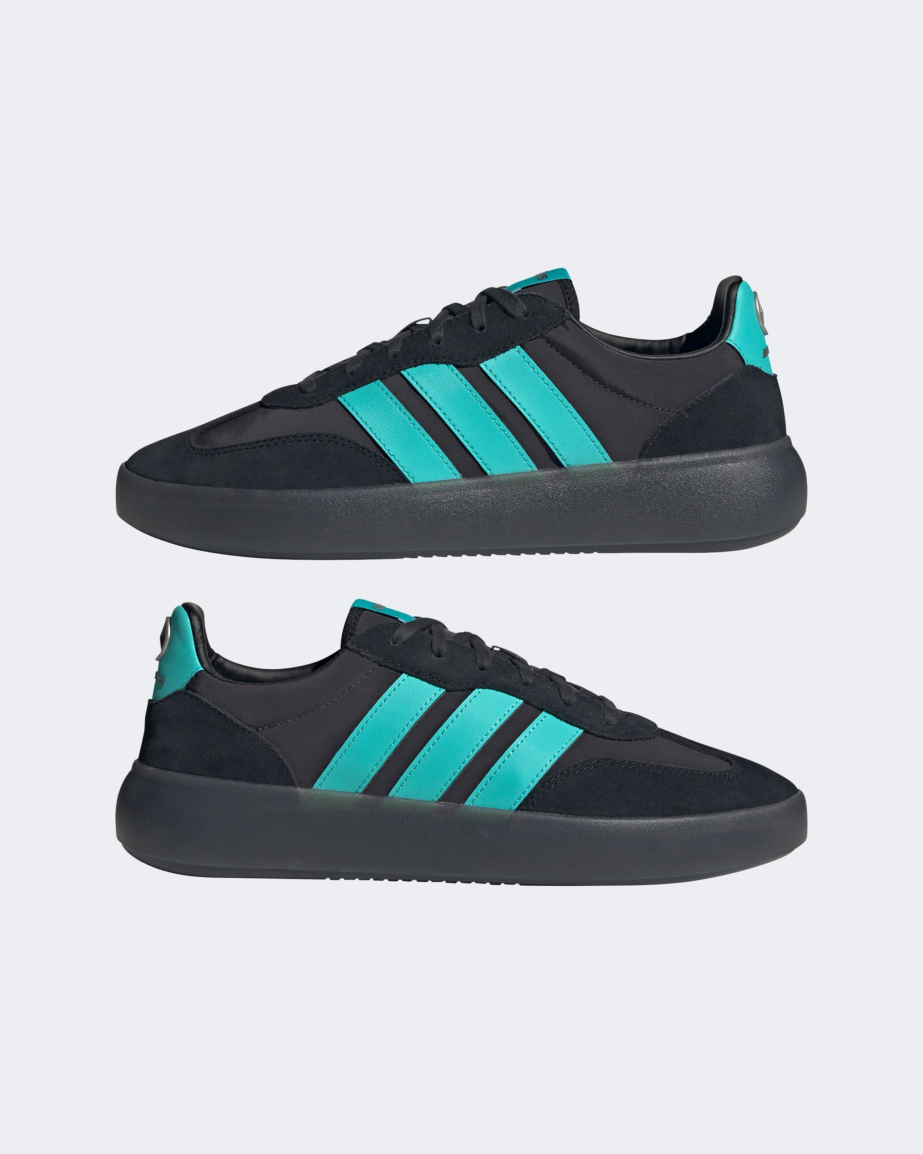 Barreda Decode Shoes Black — alternate product angle showing Mercedes-AMG PETRONAS F1 styling and product details | Dash Racegear