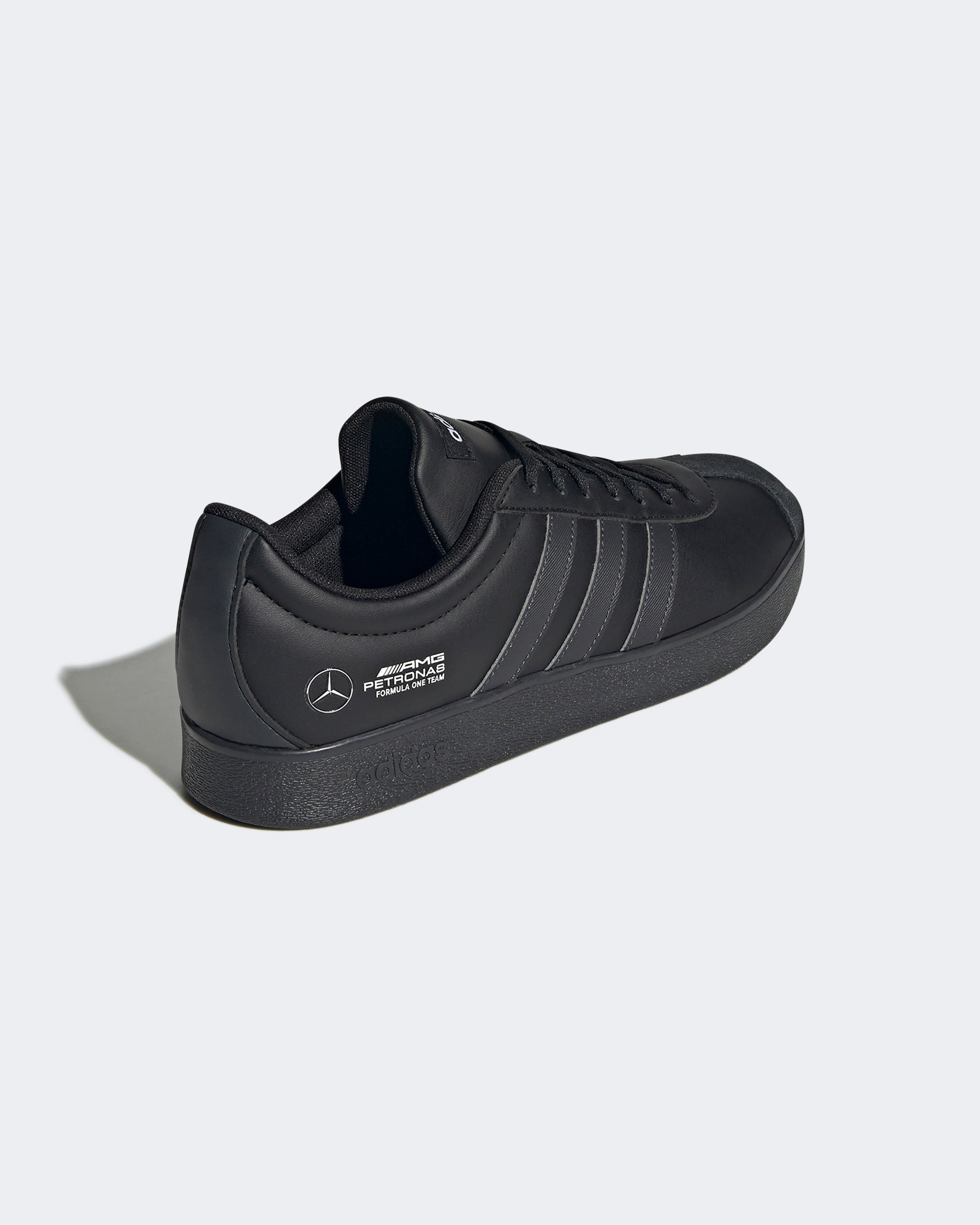 Vl Court Base Trainers Black — additional product detail showing Mercedes-AMG PETRONAS F1 styling and product details | Dash Racegear