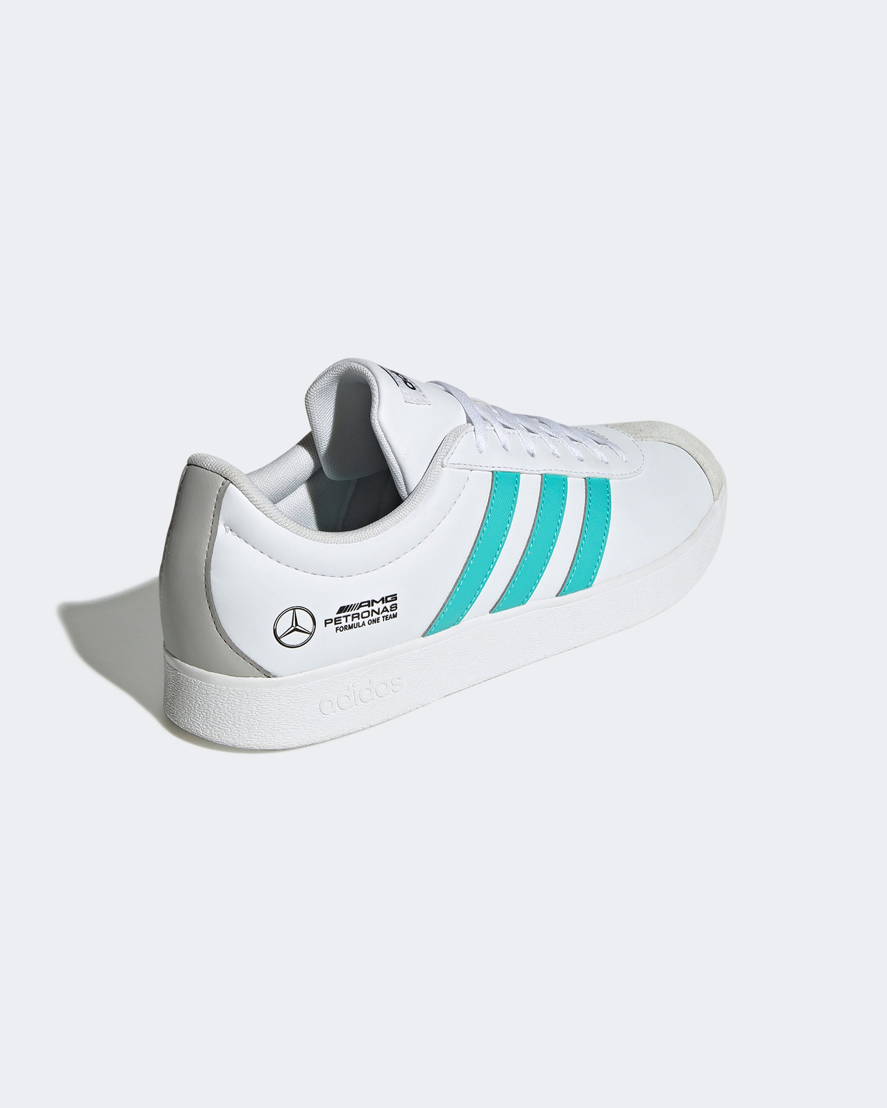 Vl Court Base Trainers White — additional product detail showing Mercedes-AMG PETRONAS F1 styling and product details | Dash Racegear