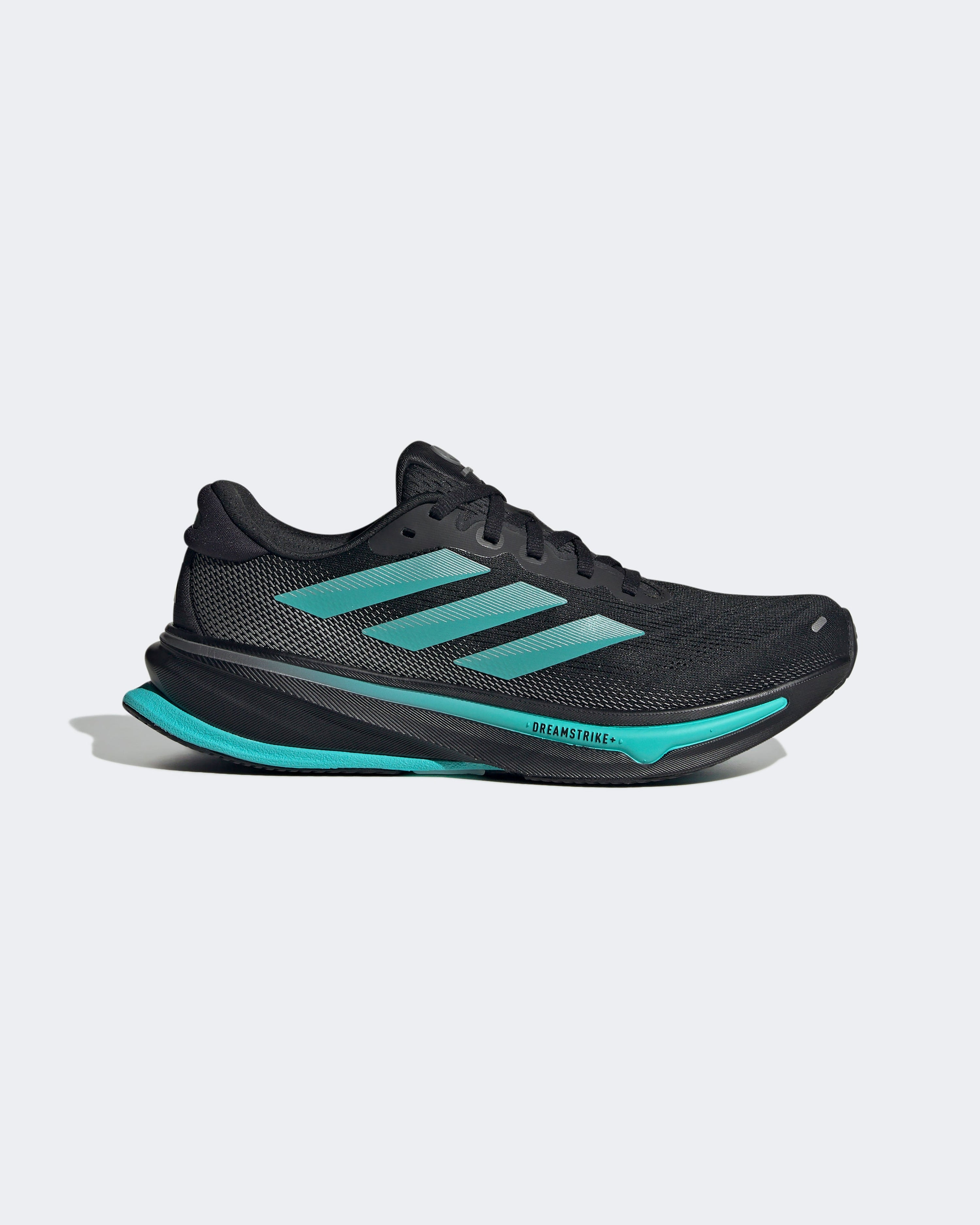 Womens Supernova Rise 2 Trainers Black — primary product view showing Mercedes-AMG PETRONAS F1 styling and product details | Dash Racegear