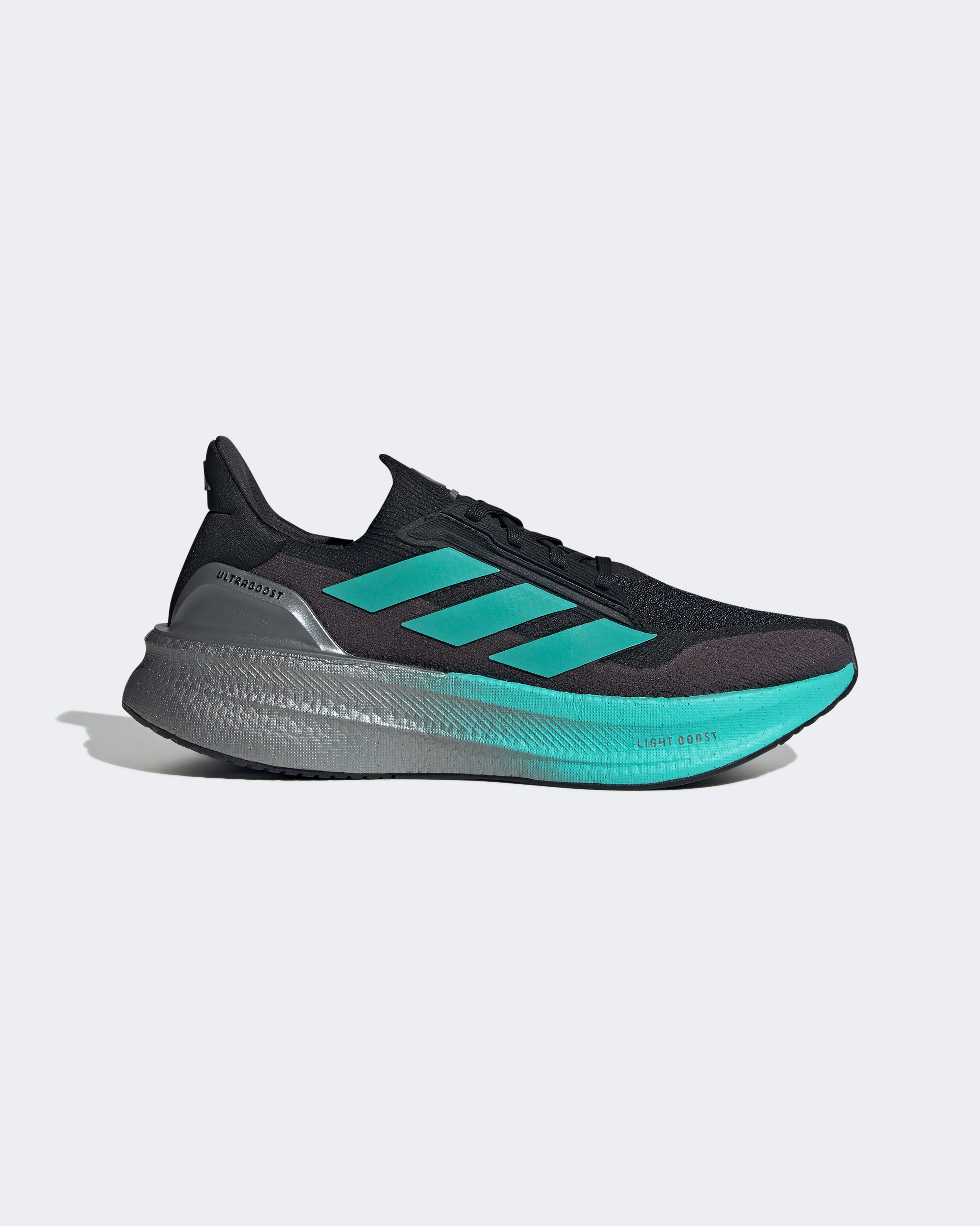 Mens Ultraboost 5X Trainer Black — primary product view showing Mercedes-AMG PETRONAS F1 styling and product details | Dash Racegear