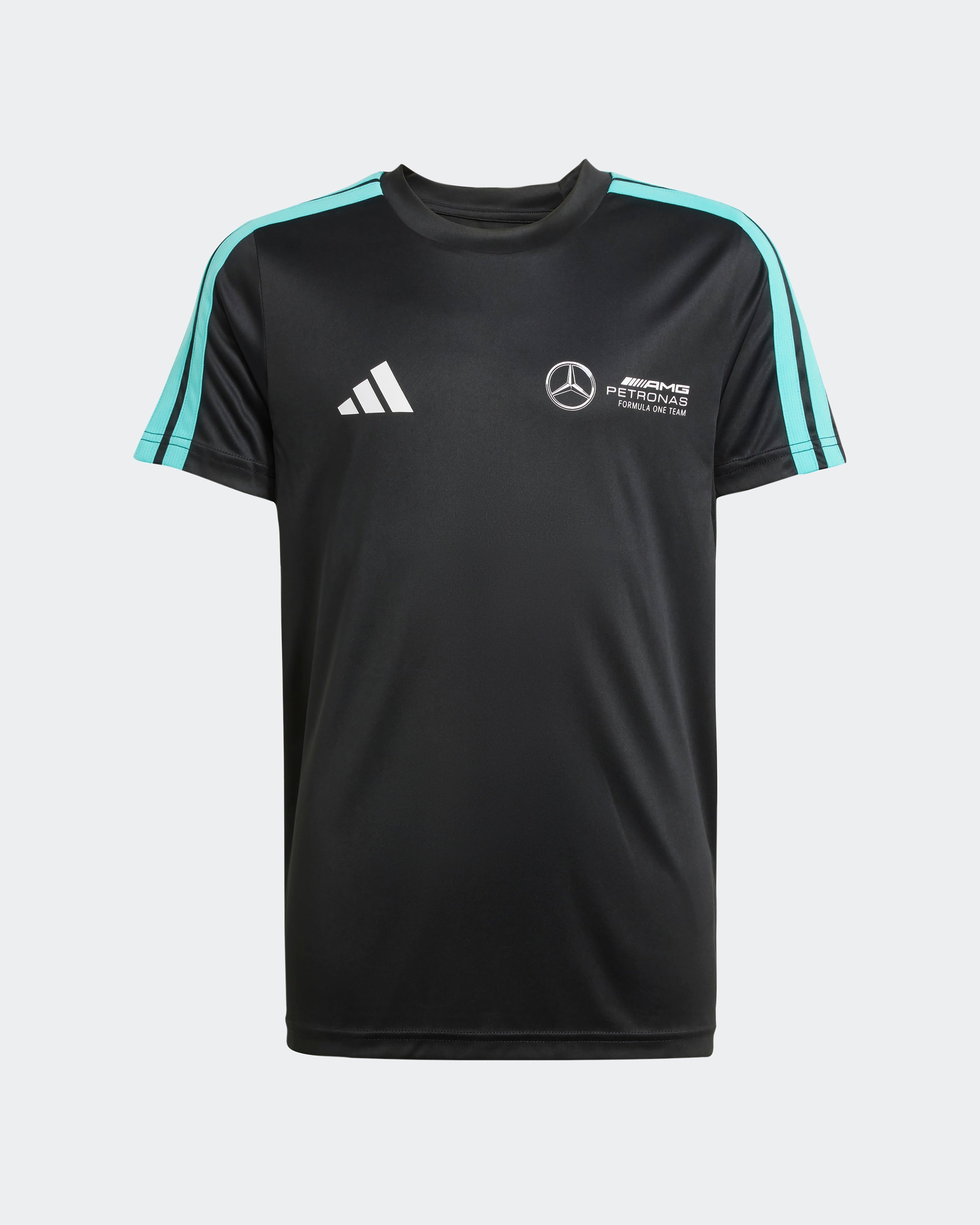Kids DNA T-Shirt Black — primary product view showing Mercedes-AMG PETRONAS F1 styling and product details | Dash Racegear