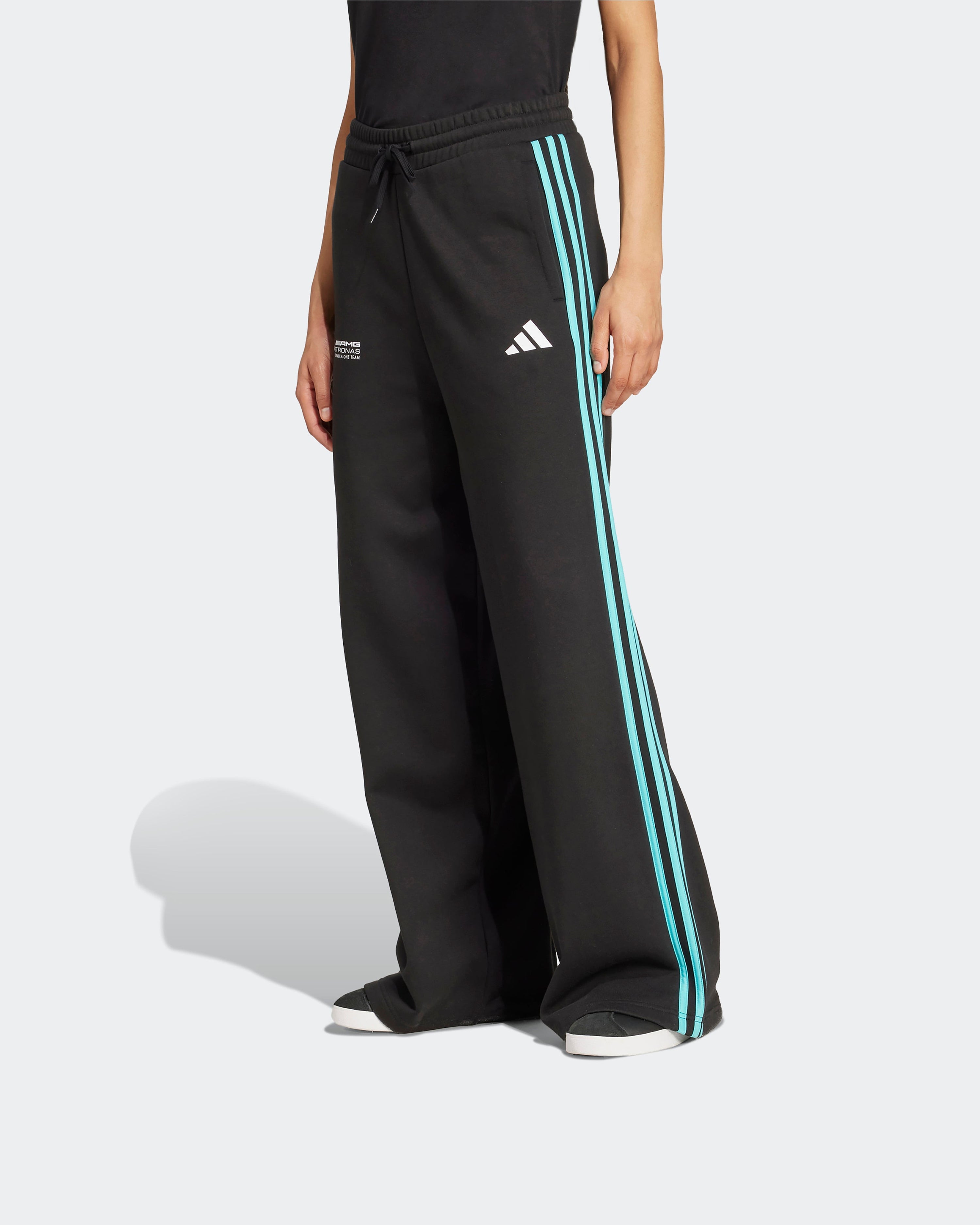 Womens DNA Joggers Black — primary product view showing Mercedes-AMG PETRONAS F1 styling and product details | Dash Racegear