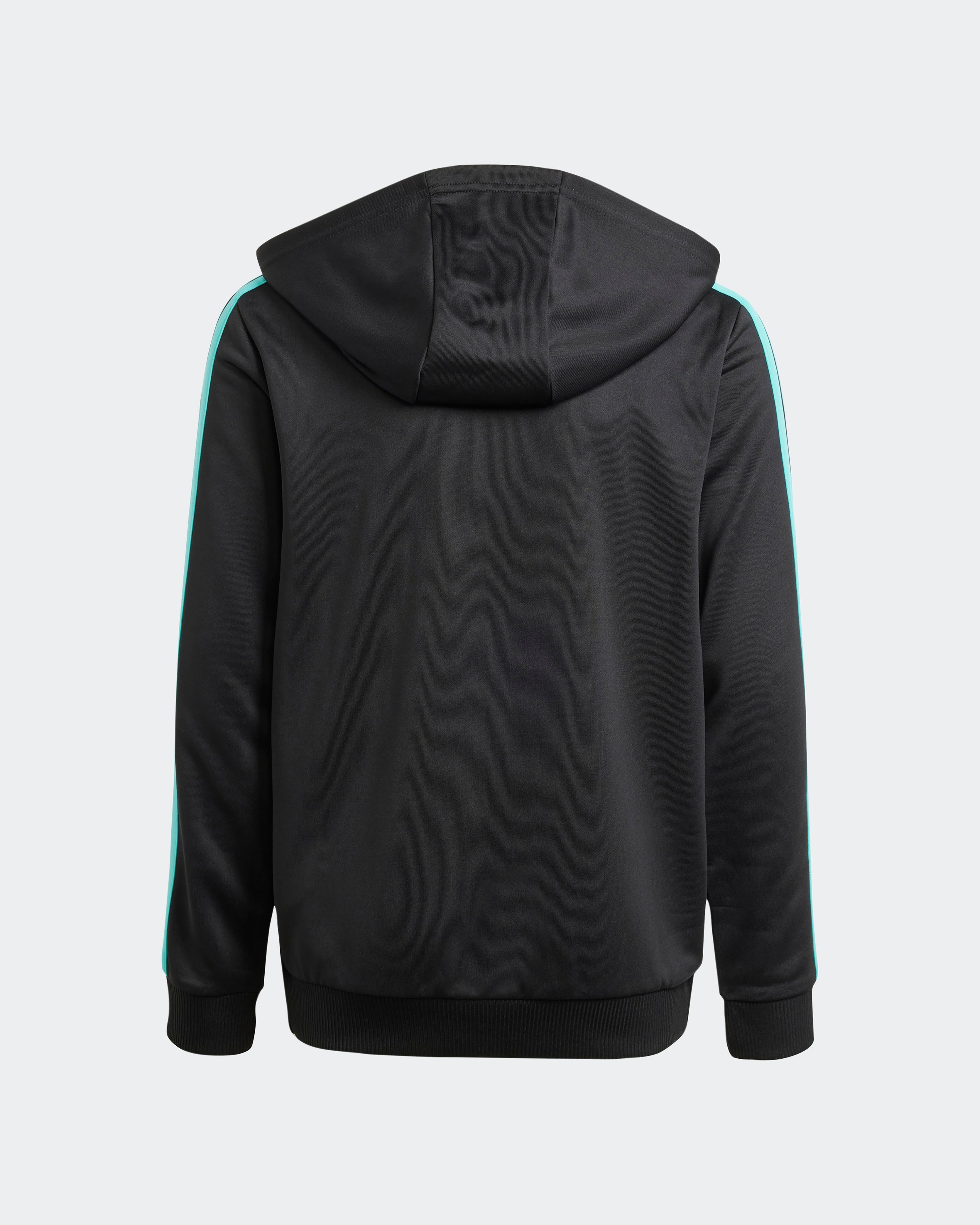 Kids DNA Full-Zip Hoody Black — alternate product angle showing Mercedes-AMG PETRONAS F1 styling and product details | Dash Racegear