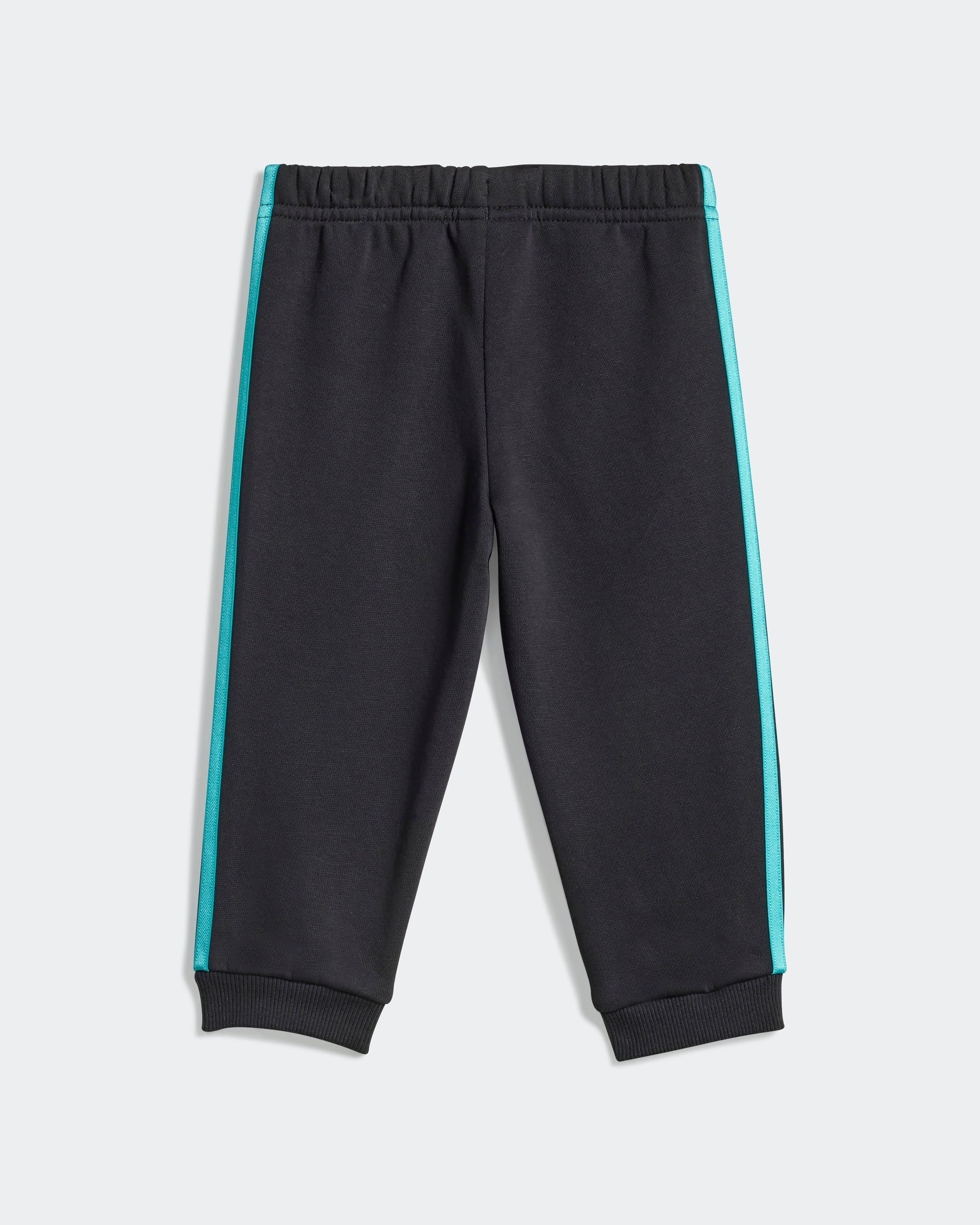 Kids DNA Long Sleeve Jogger Black — close-up design detail showing Mercedes-AMG PETRONAS F1 styling and product details | Dash Racegear