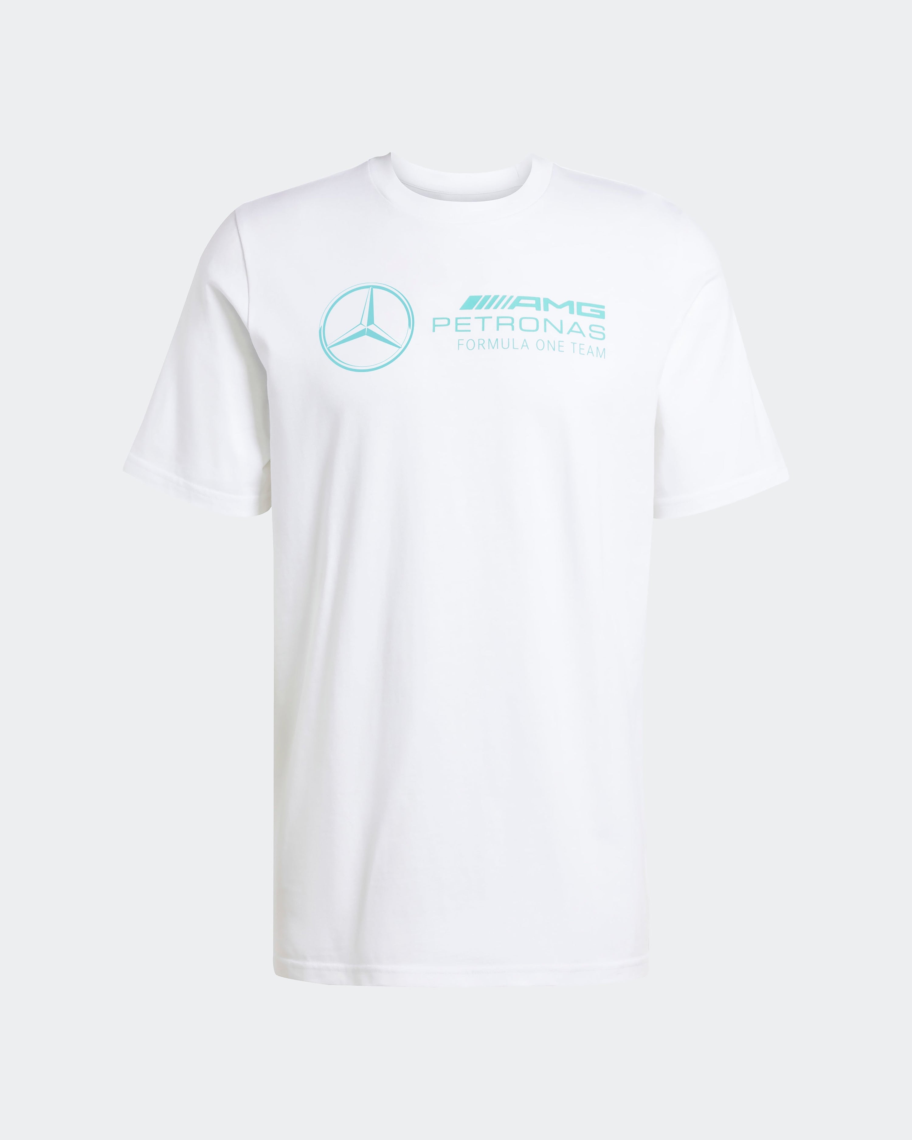 Mens DNA Graphic T-Shirt White — additional product detail showing Mercedes-AMG PETRONAS F1 styling and product details | Dash Racegear