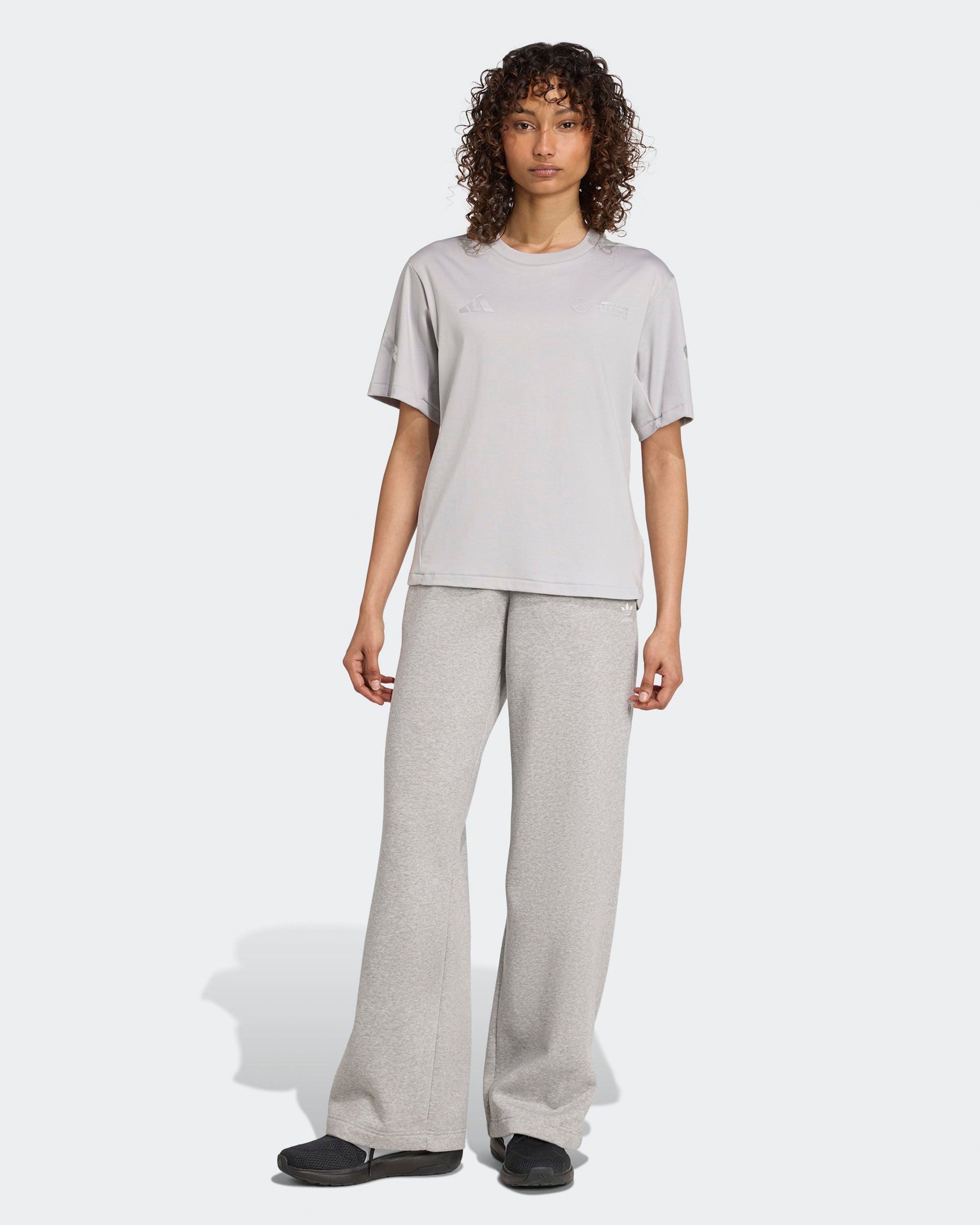 Womens Silver Arrows T-shirt Grey — additional product detail showing Mercedes-AMG PETRONAS F1 styling and product details | Dash Racegear
