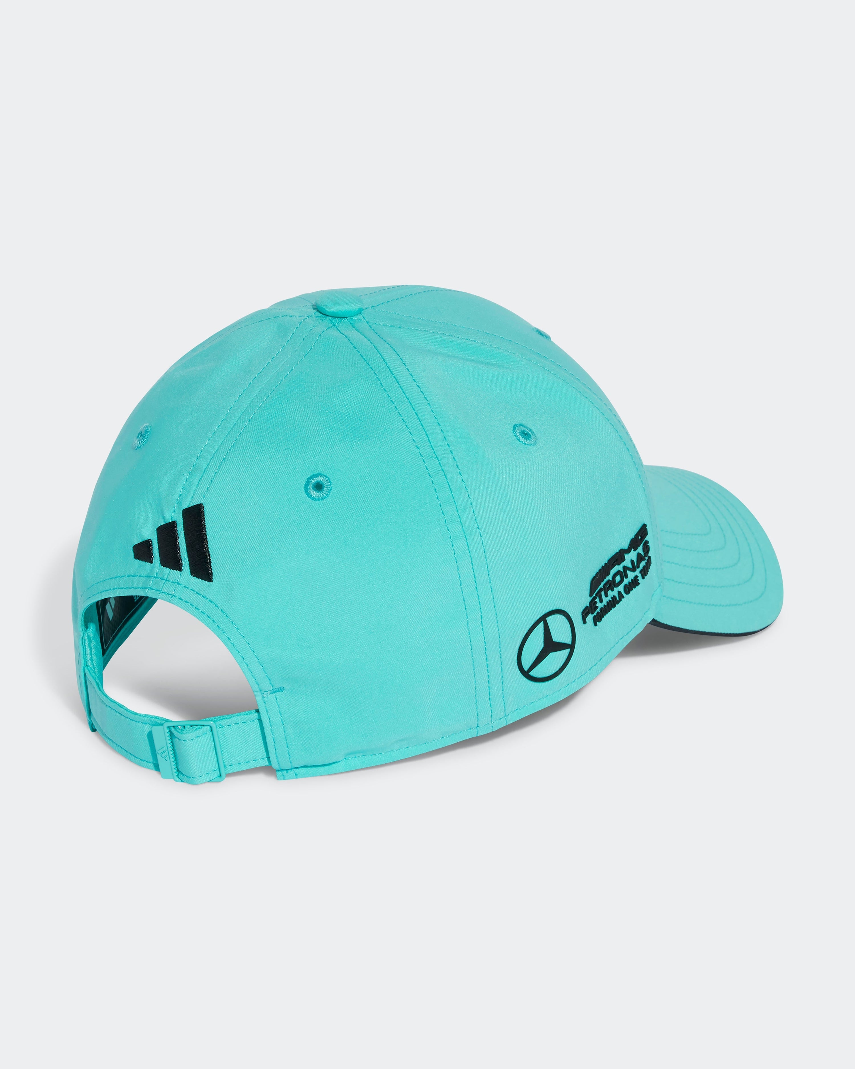 2025 Driver Cap Teal — alternate product angle showing Mercedes-AMG PETRONAS F1 styling and product details | Dash Racegear