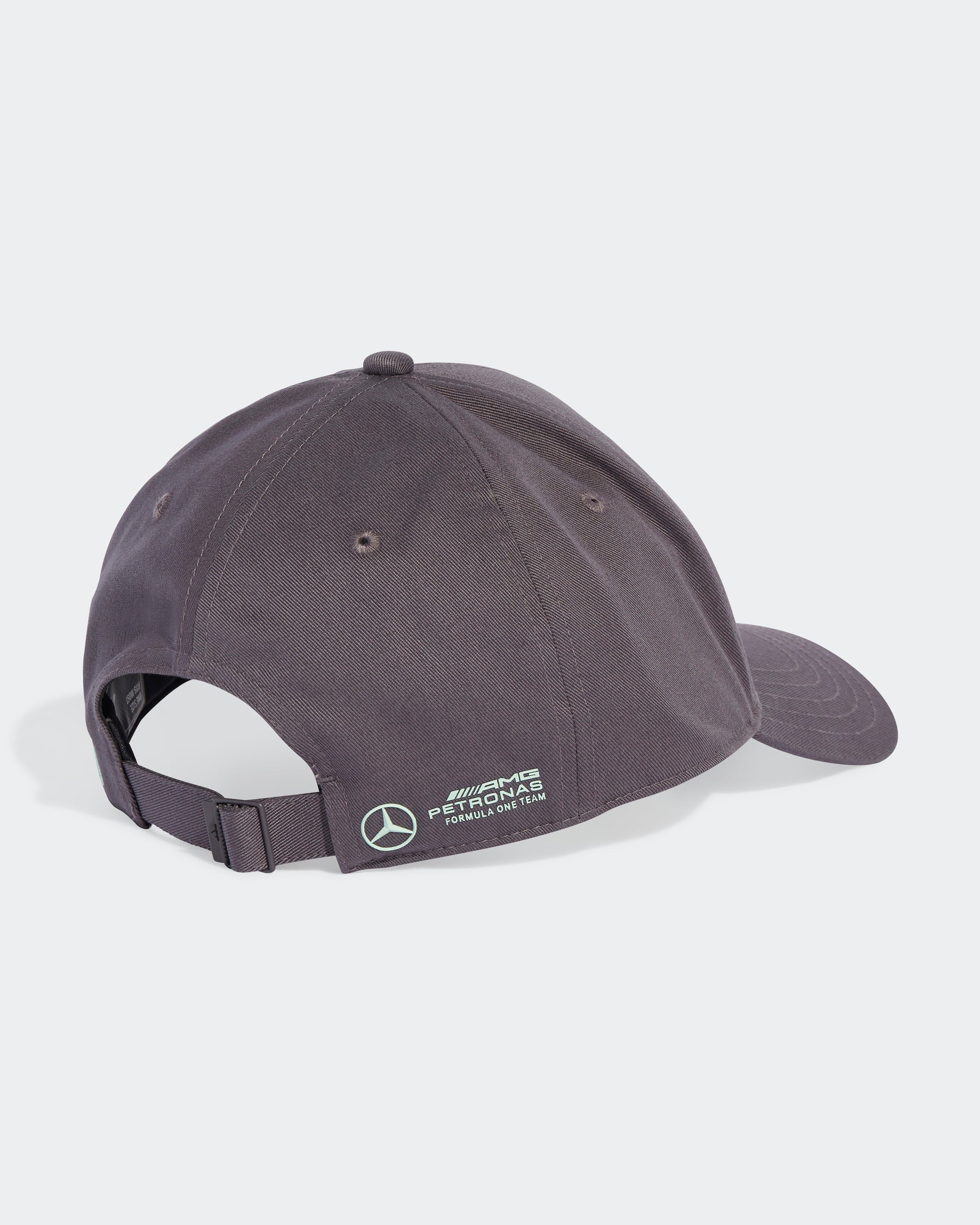 Fan Cotton Cap Grey — alternate product angle showing Mercedes-AMG PETRONAS F1 styling and product details | Dash Racegear