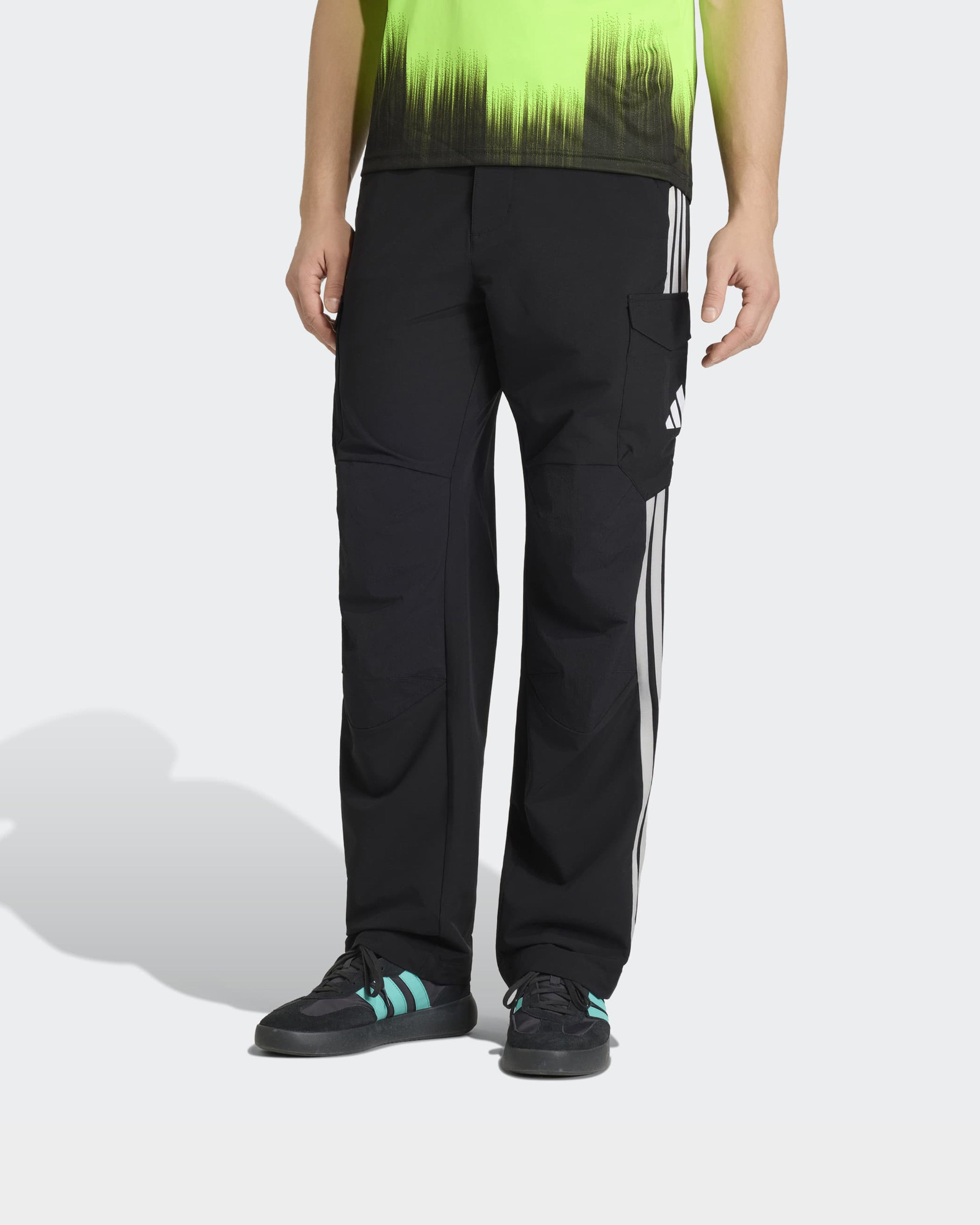 Mens 2026 Mechanics Pants Black — primary product view showing Mercedes-AMG PETRONAS F1 styling and product details | Dash Racegear