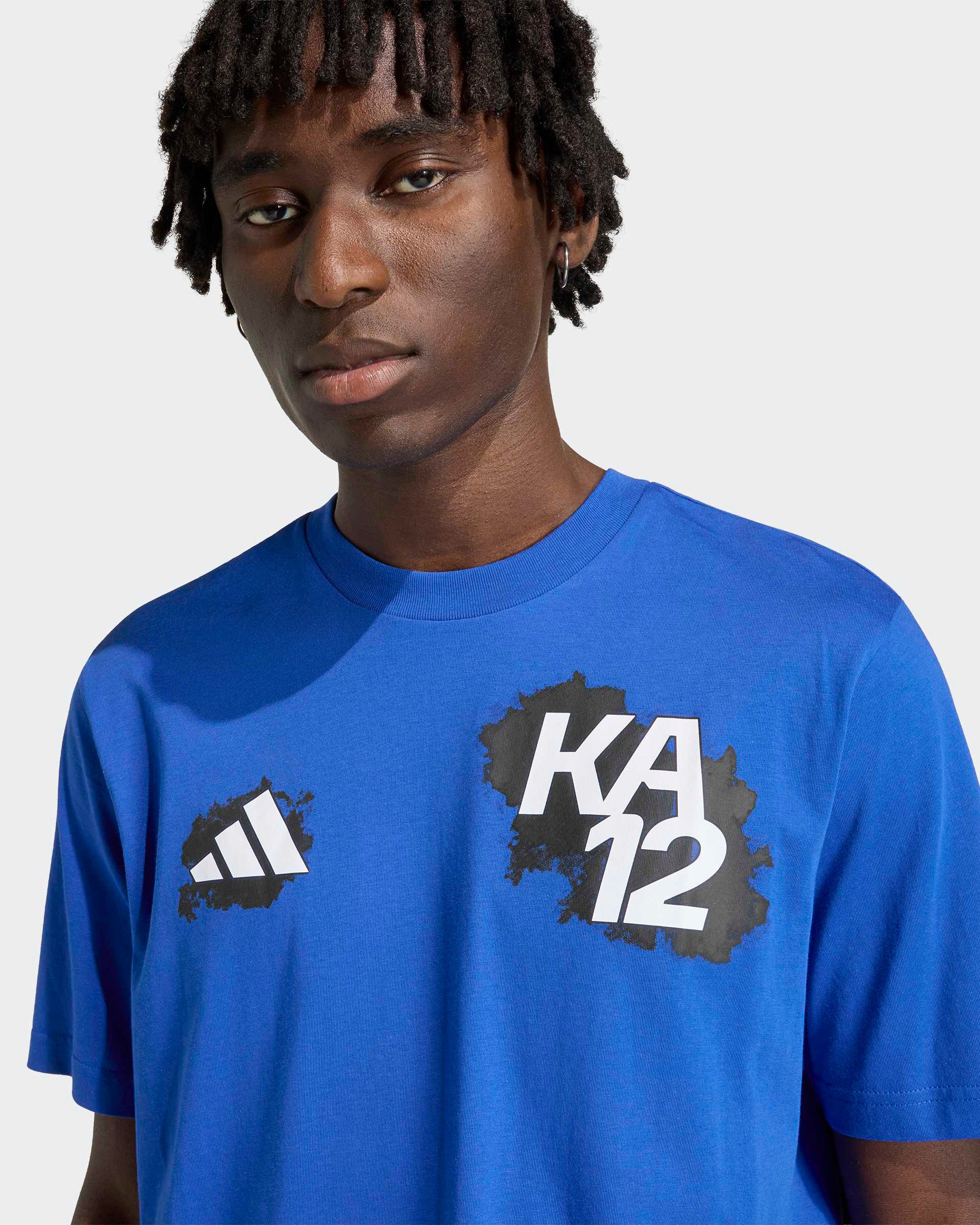 Mens Kimi Antonelli T-shirt Blue — additional product detail showing Mercedes-AMG PETRONAS F1 styling and product details | Dash Racegear