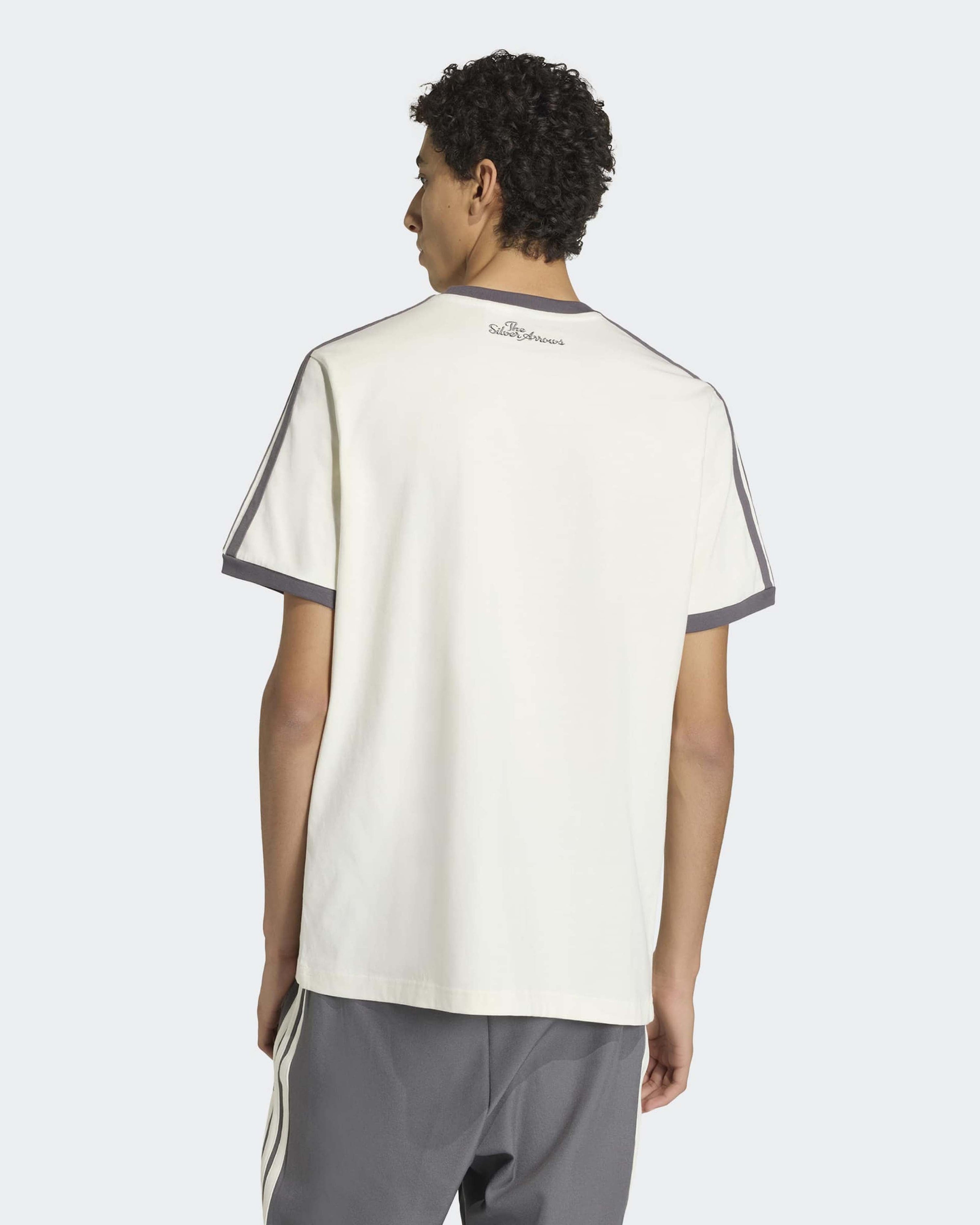 Mens Silver Arrows Icon T-shirt Off White — additional product detail showing Mercedes-AMG PETRONAS F1 styling and product details | Dash Racegear