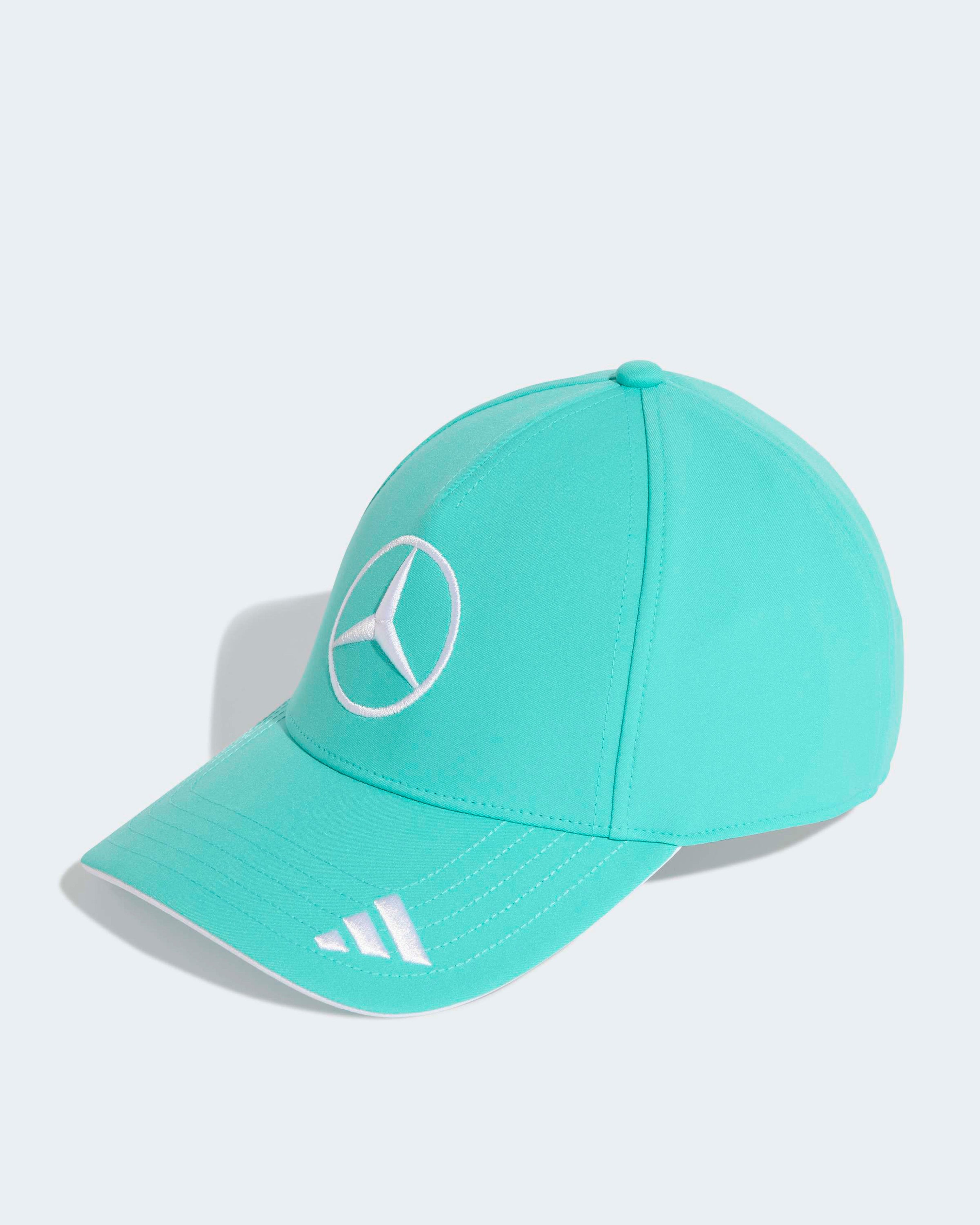 2026 Team Driver Cap Teal — primary product view showing Mercedes-AMG PETRONAS F1 styling and product details | Dash Racegear