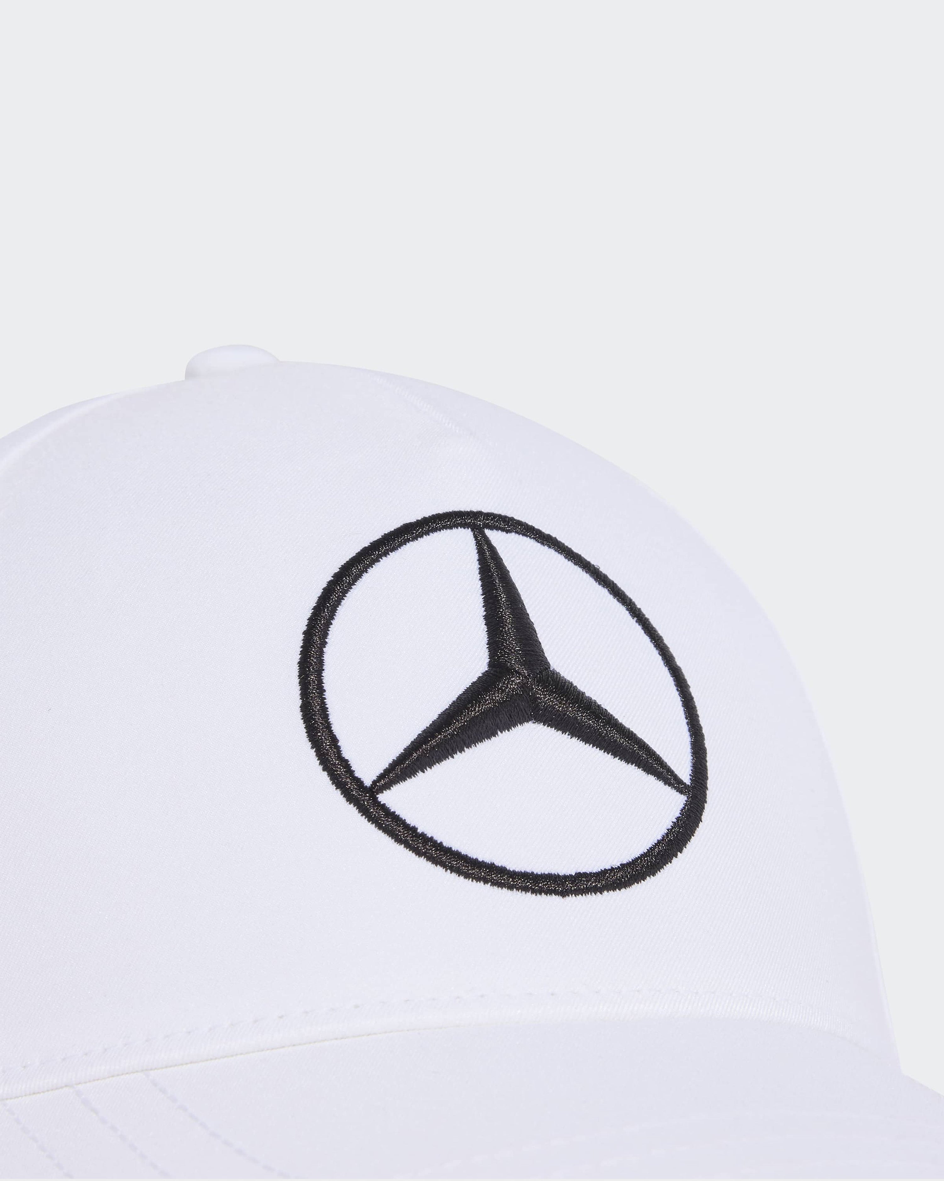 2026 Team Driver Cap White — additional product detail showing Mercedes-AMG PETRONAS F1 styling and product details | Dash Racegear