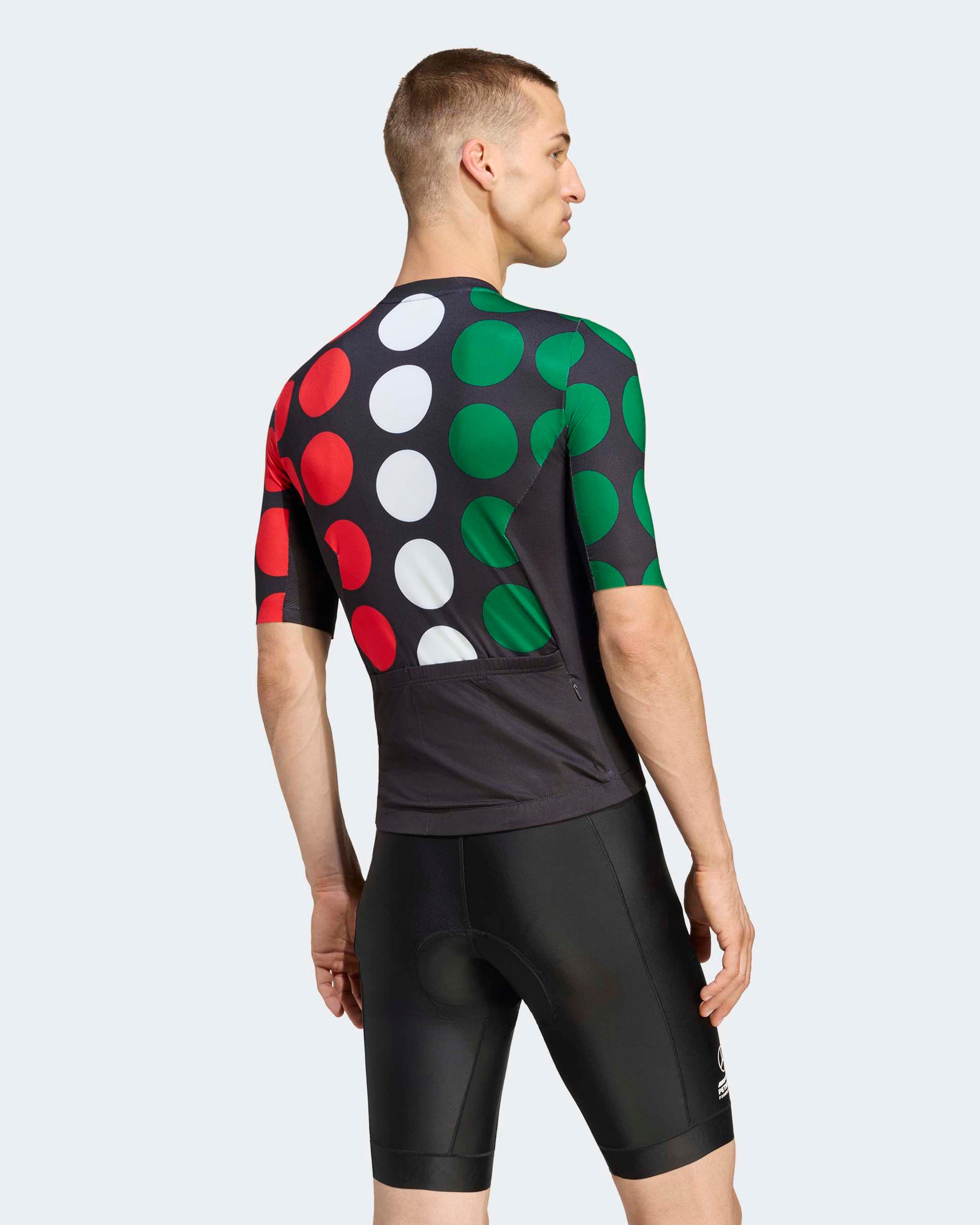 Mens Giro Di Mercedes Cycling Jersey Black — alternate product angle showing Mercedes-AMG PETRONAS F1 styling and product details | Dash Racegear