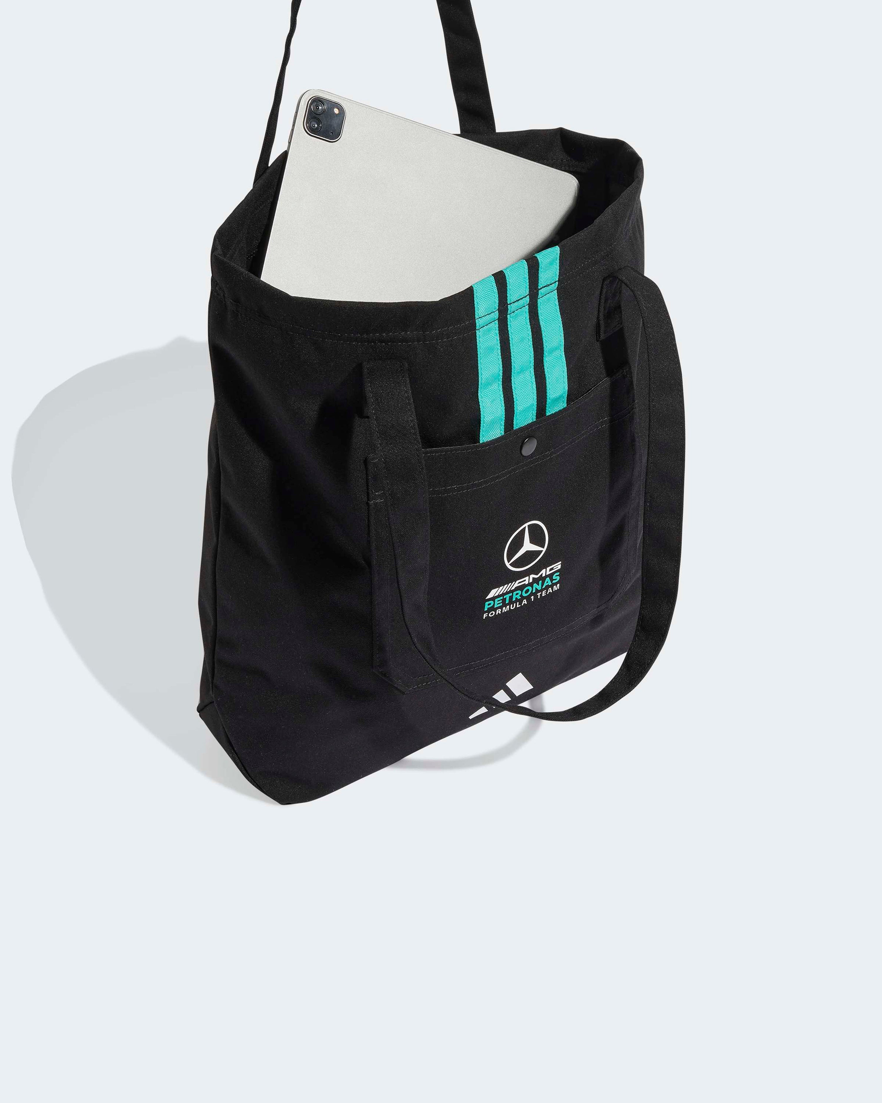 DNA Tote Bag Black — additional product detail showing Mercedes-AMG PETRONAS F1 styling and product details | Dash Racegear