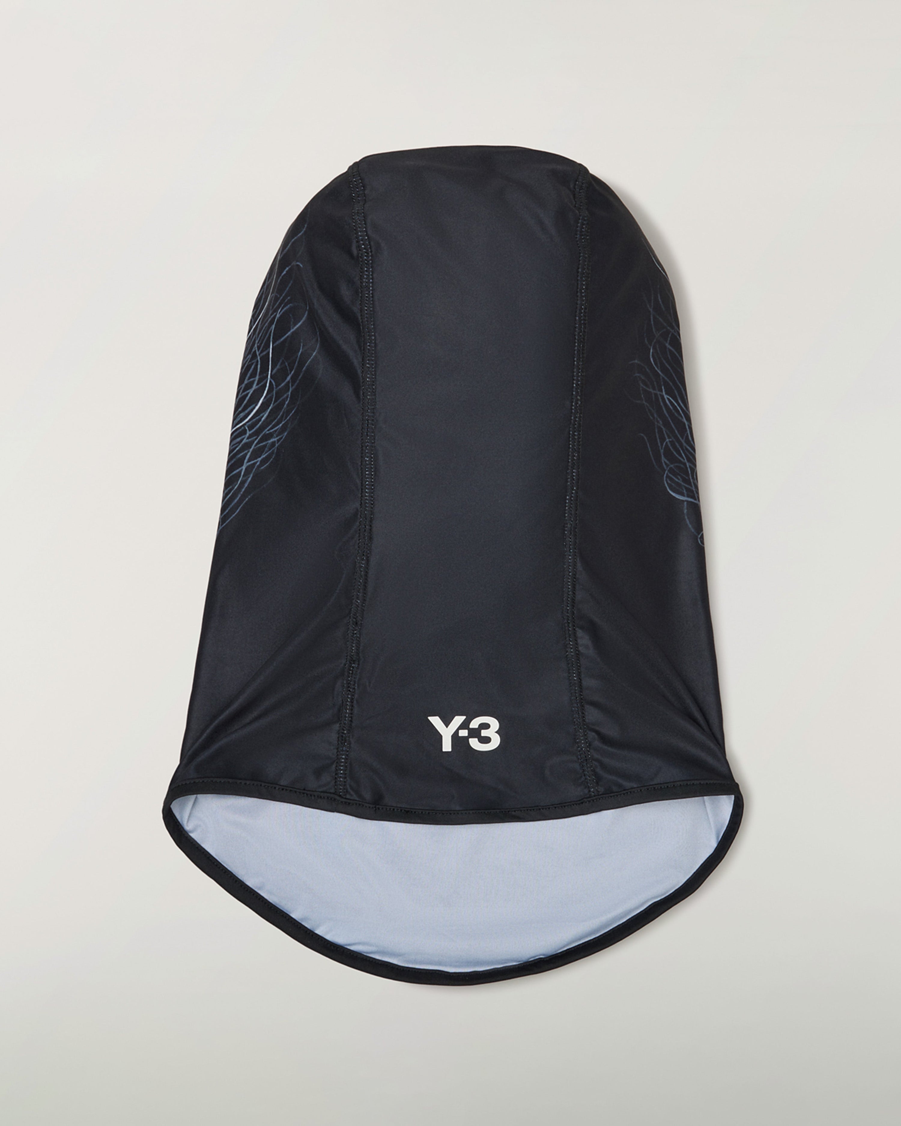 Y-3 Wolf Balaclava Black — alternate product angle showing Mercedes-AMG PETRONAS F1 styling and product details | Dash Racegear