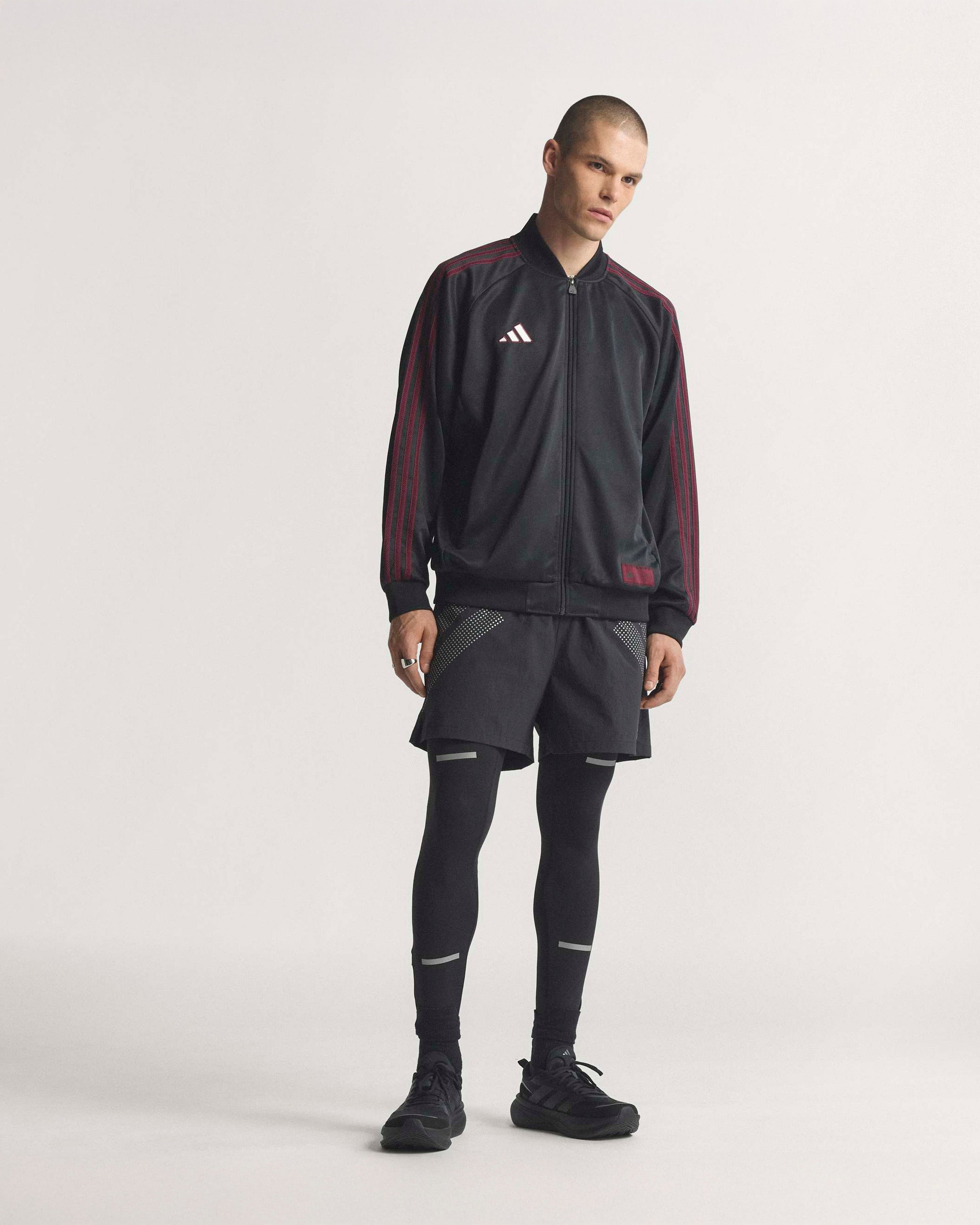 Mens Las Vegas Track Top Black — additional product detail showing Mercedes-AMG PETRONAS F1 styling and product details | Dash Racegear