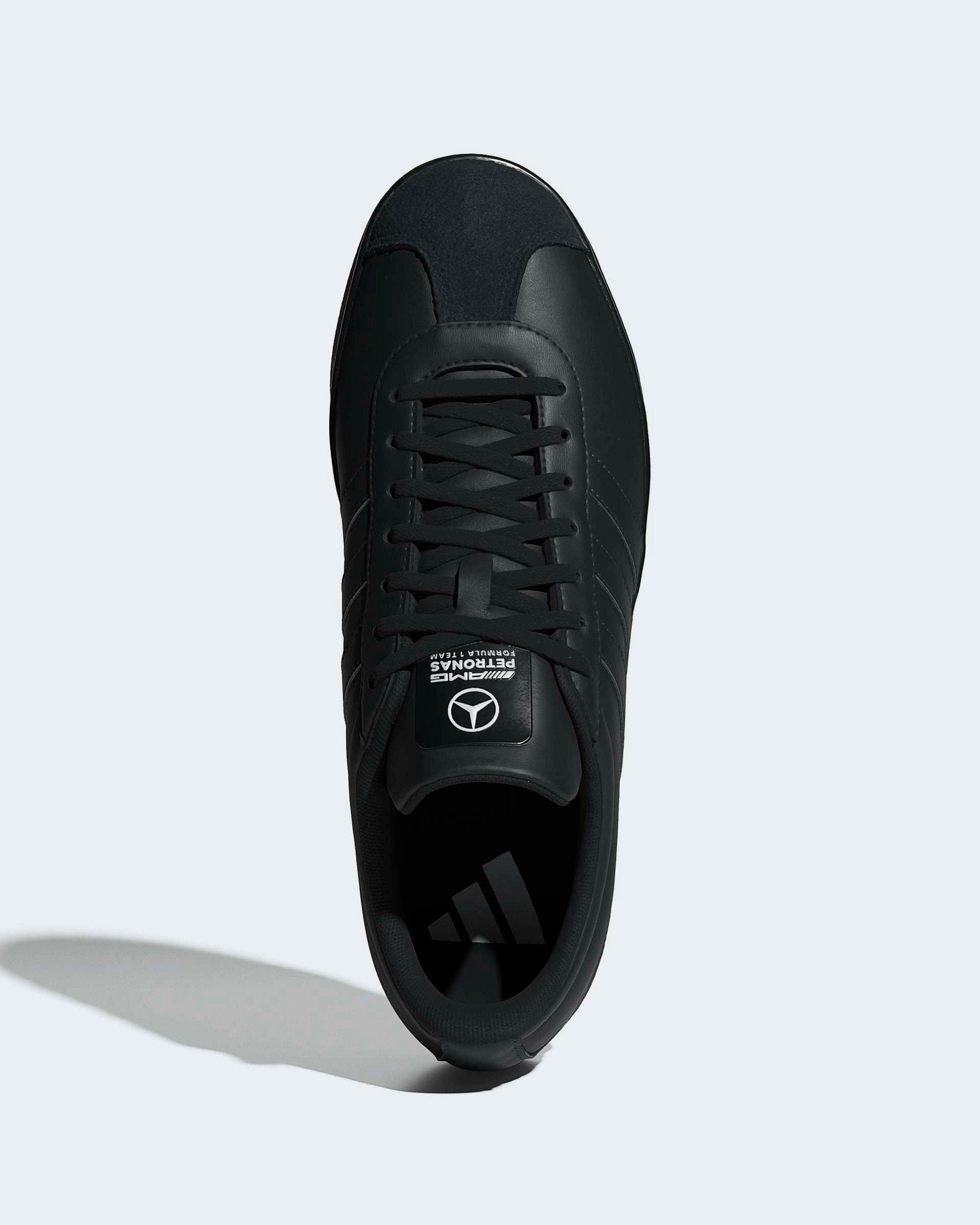 VL Court Shoes Midnight Black — alternate product angle showing Mercedes-AMG PETRONAS F1 styling and product details | Dash Racegear