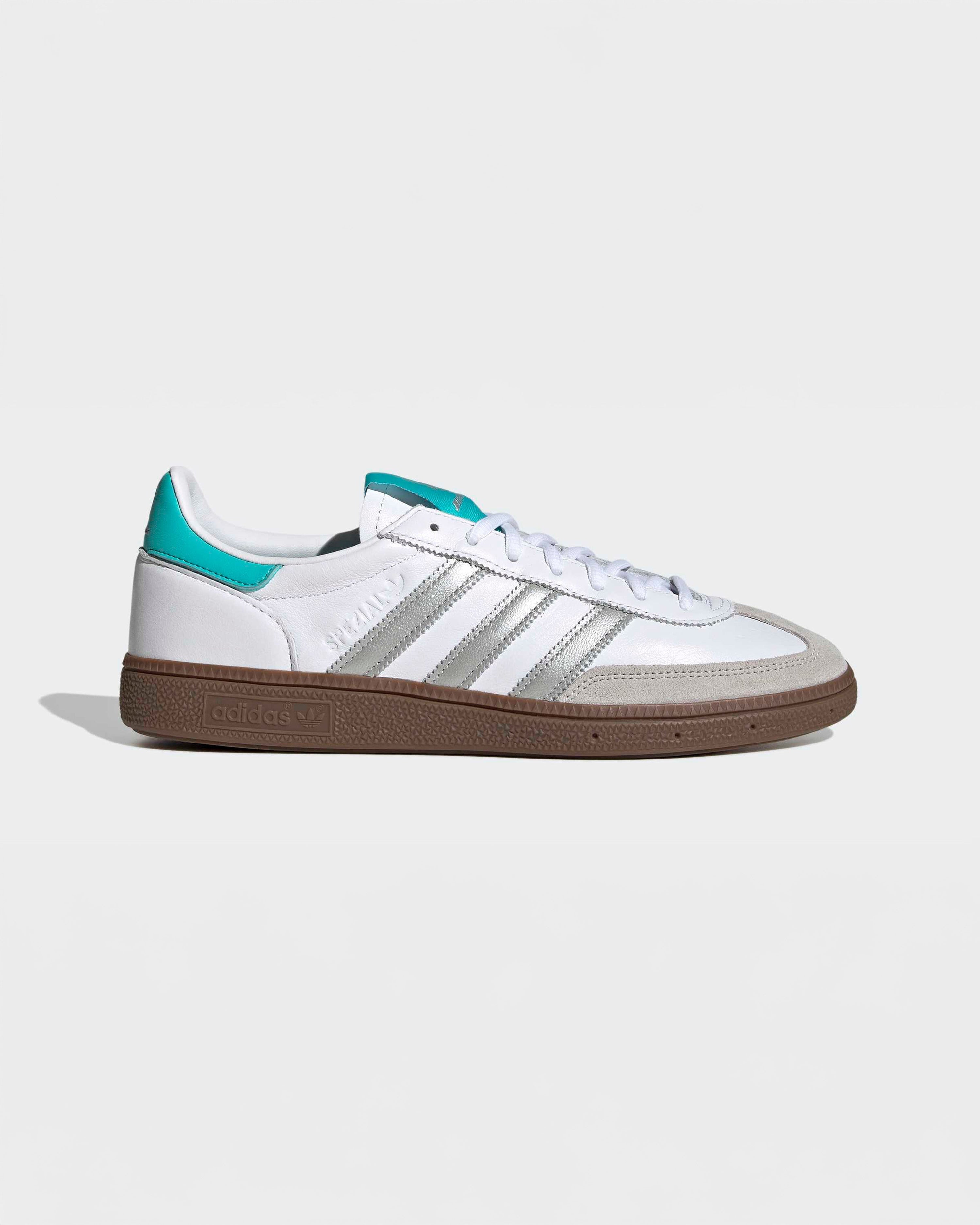 Handball Spezial Shoes White — primary product view showing Mercedes-AMG PETRONAS F1 styling and product details | Dash Racegear