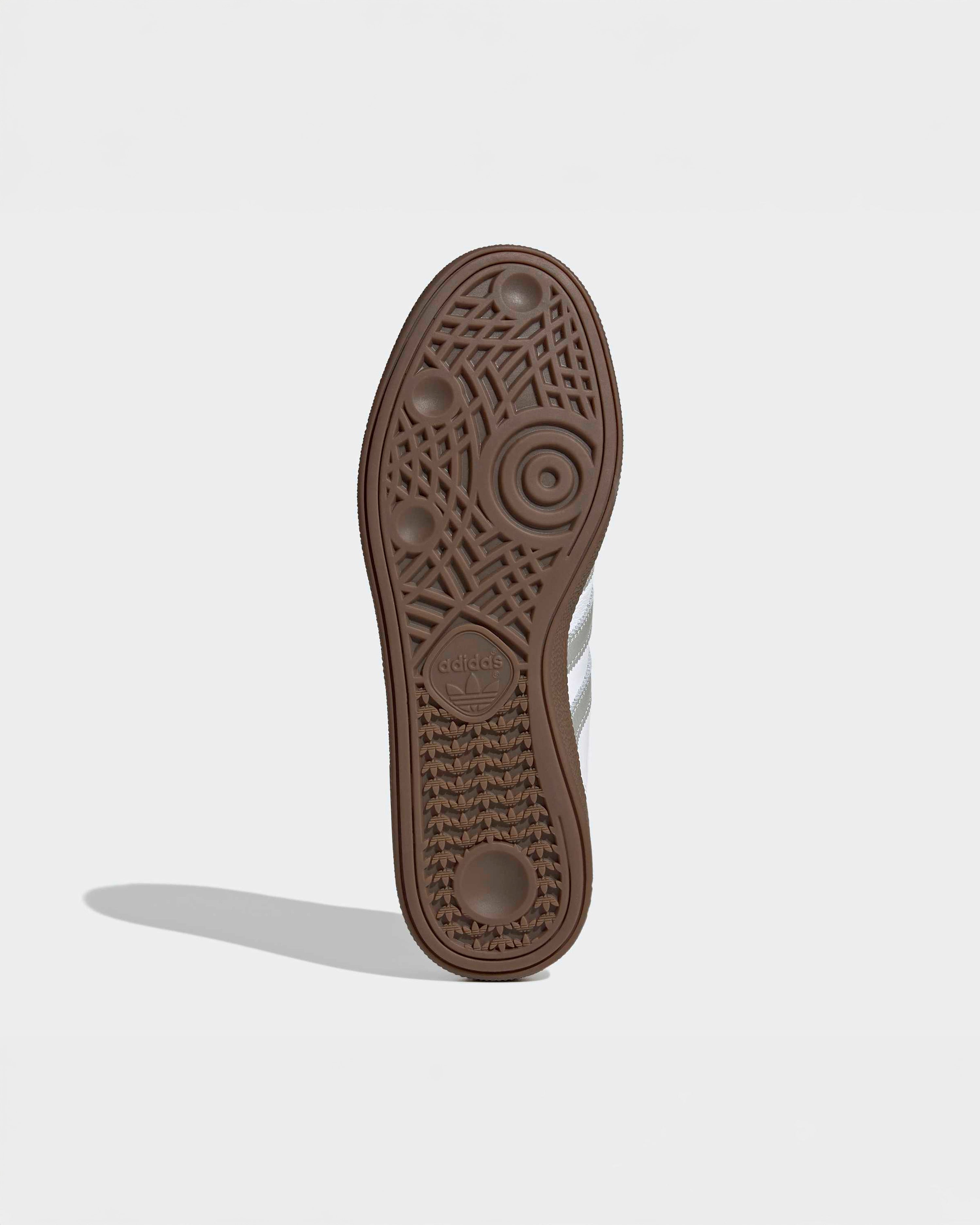 Handball Spezial Shoes White — close-up design detail showing Mercedes-AMG PETRONAS F1 styling and product details | Dash Racegear