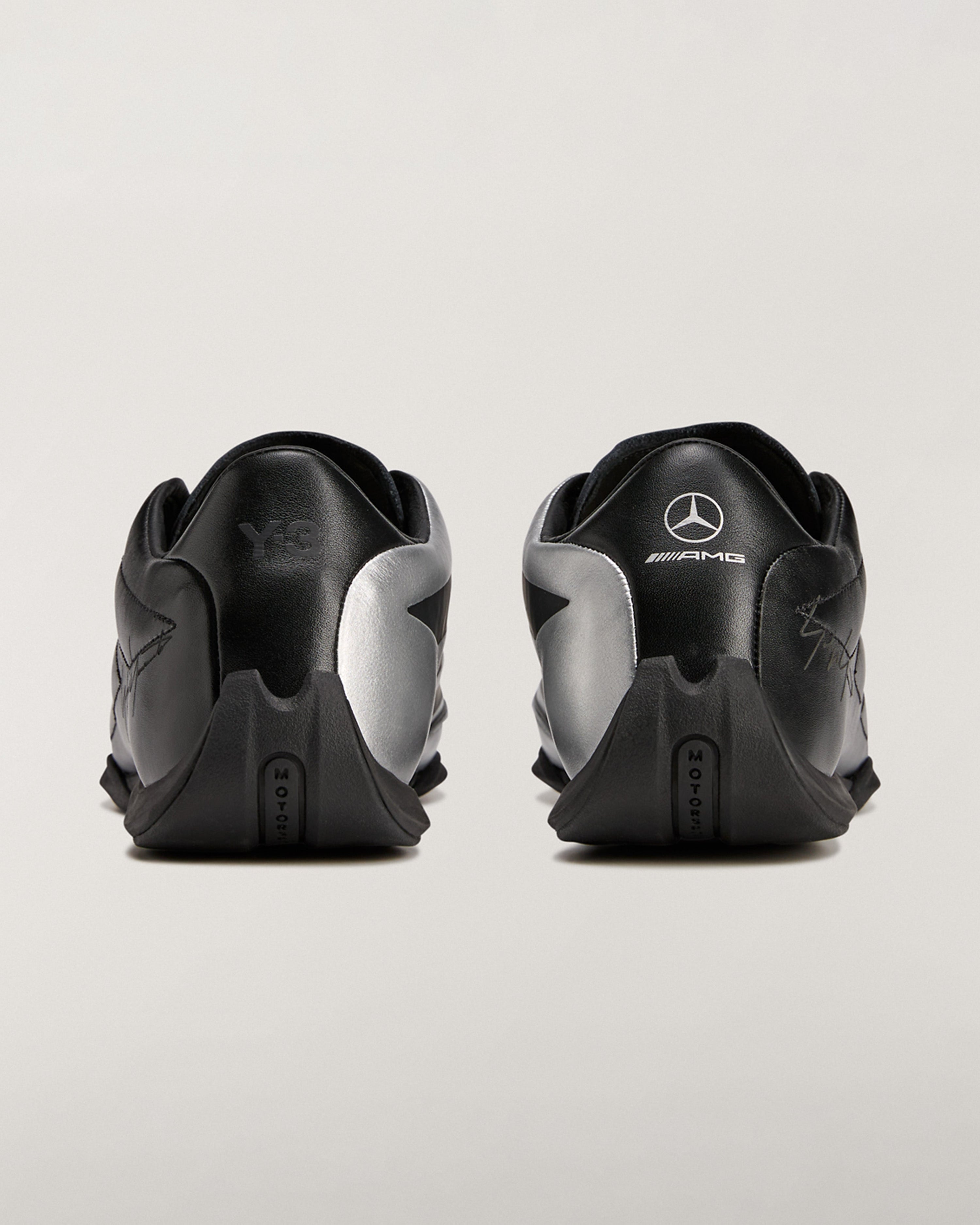 Y-3 Feroza Low Shoes Black — additional product detail showing Mercedes-AMG PETRONAS F1 styling and product details | Dash Racegear