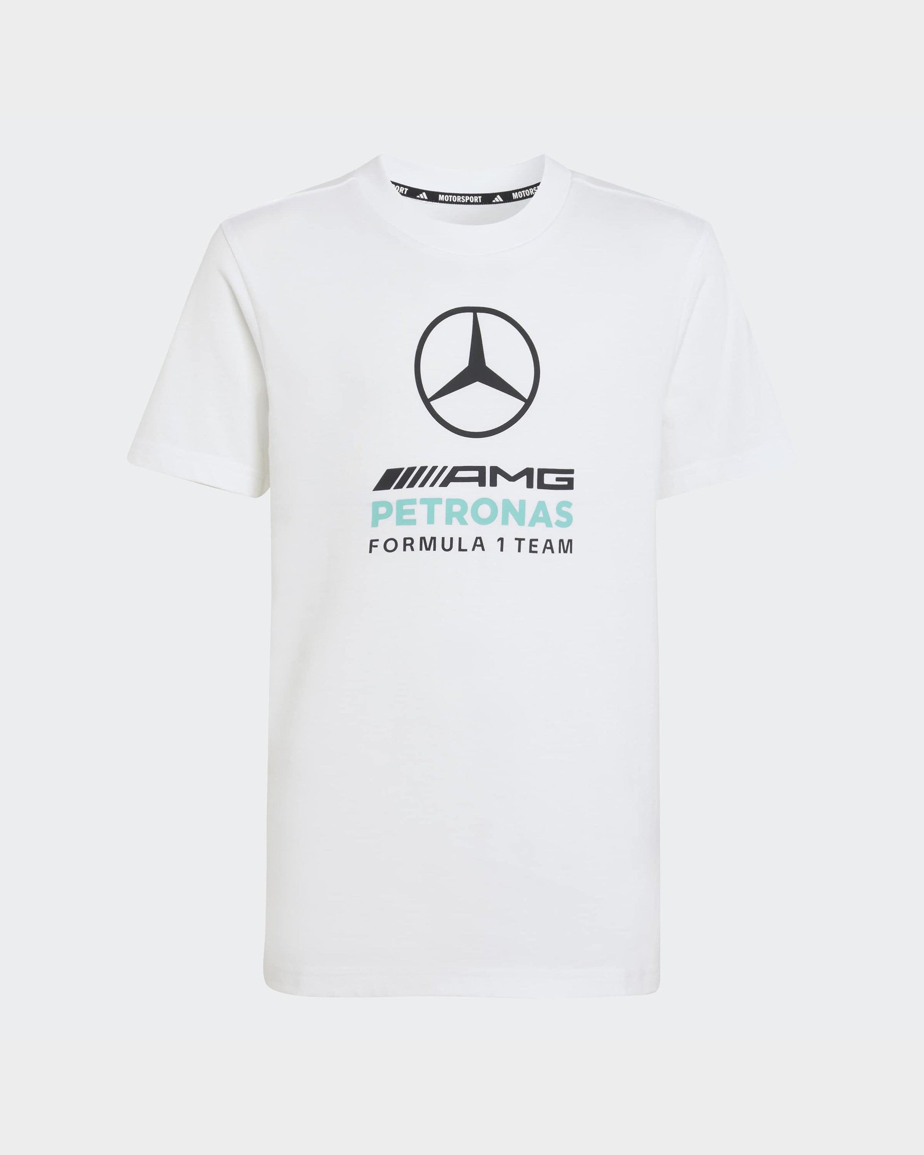 Kids DNA Graphic T-shirt White — primary product view showing Mercedes-AMG PETRONAS F1 styling and product details | Dash Racegear