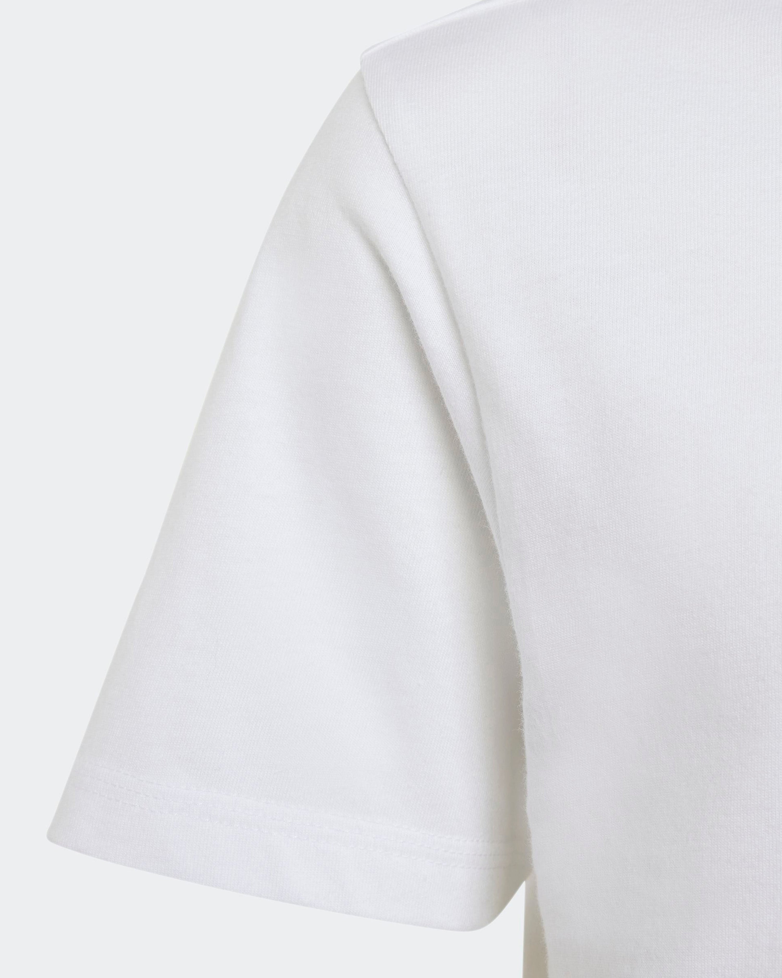 Kids DNA Graphic T-shirt White — close-up design detail showing Mercedes-AMG PETRONAS F1 styling and product details | Dash Racegear
