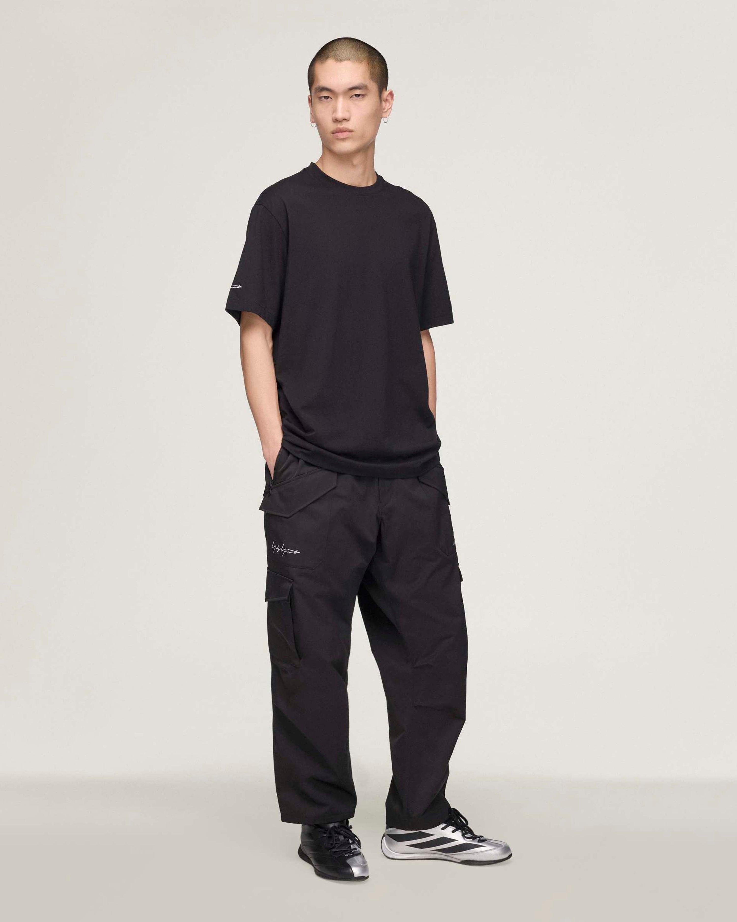 Y-3 Star Logo Short-Sleeve T-shirt Black — additional product detail showing Mercedes-AMG PETRONAS F1 styling and product details | Dash Racegear