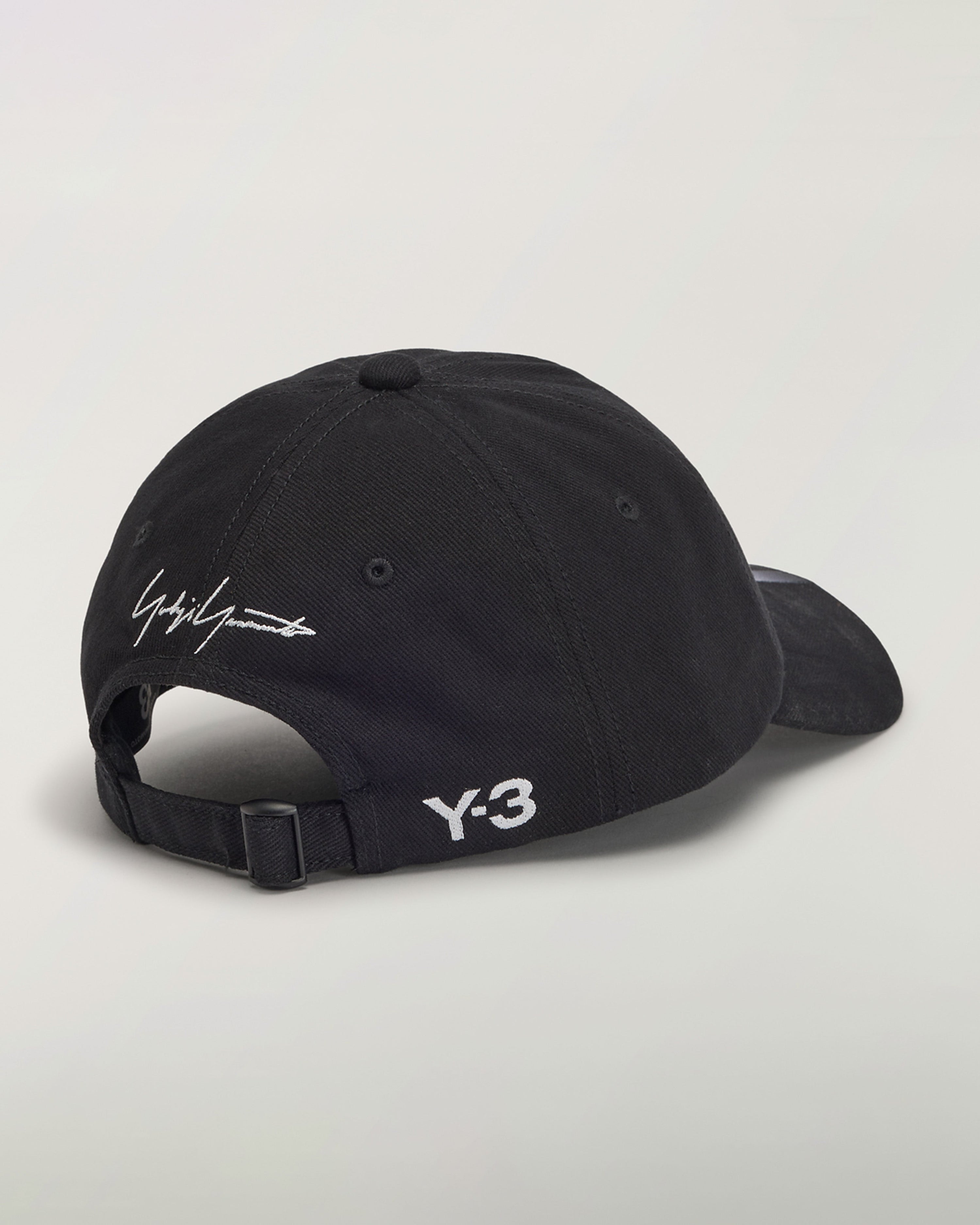 Y-3 Dad Cap Black — additional product detail showing Mercedes-AMG PETRONAS F1 styling and product details | Dash Racegear