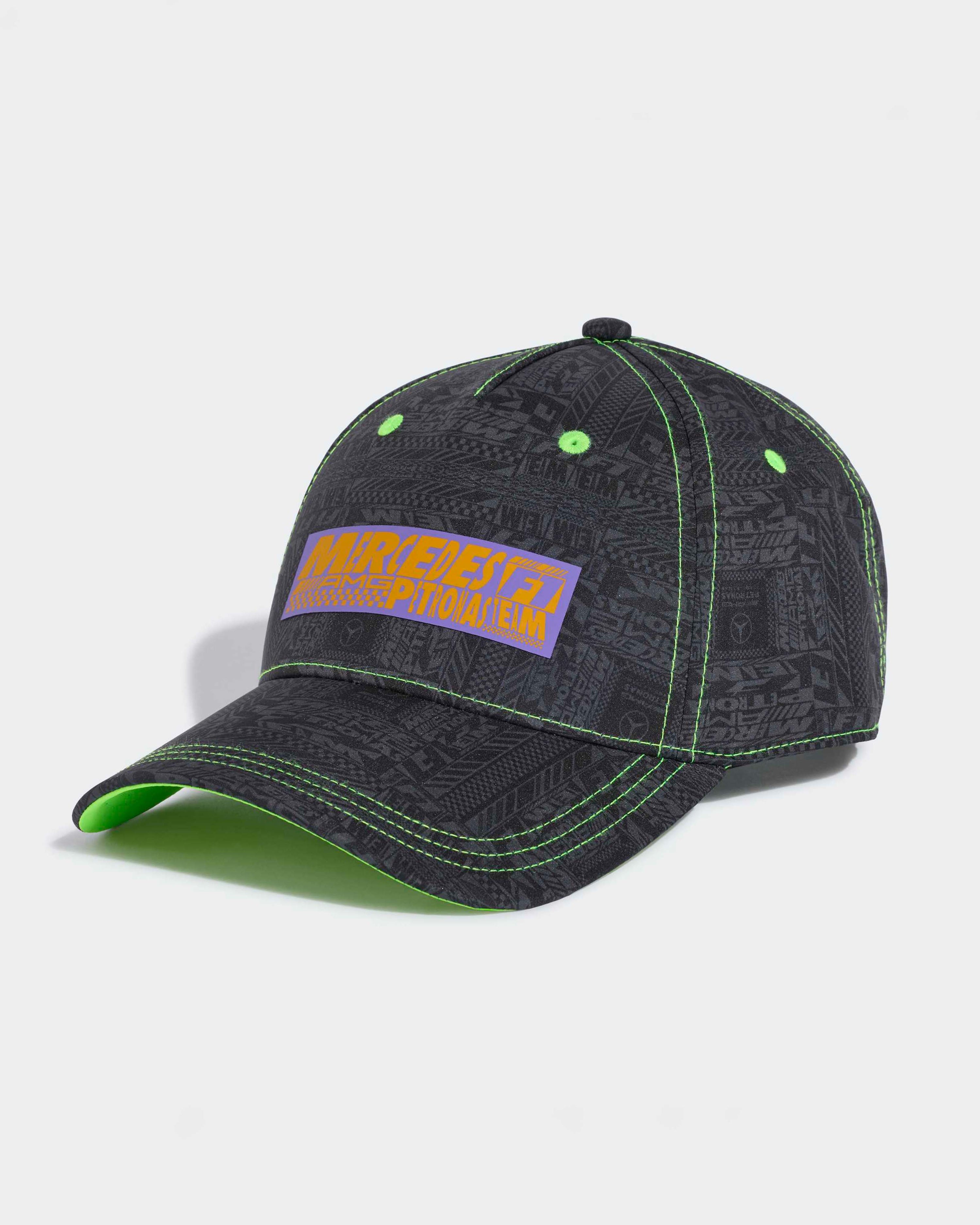Lights On Cap Black — primary product view showing Mercedes-AMG PETRONAS F1 styling and product details | Dash Racegear