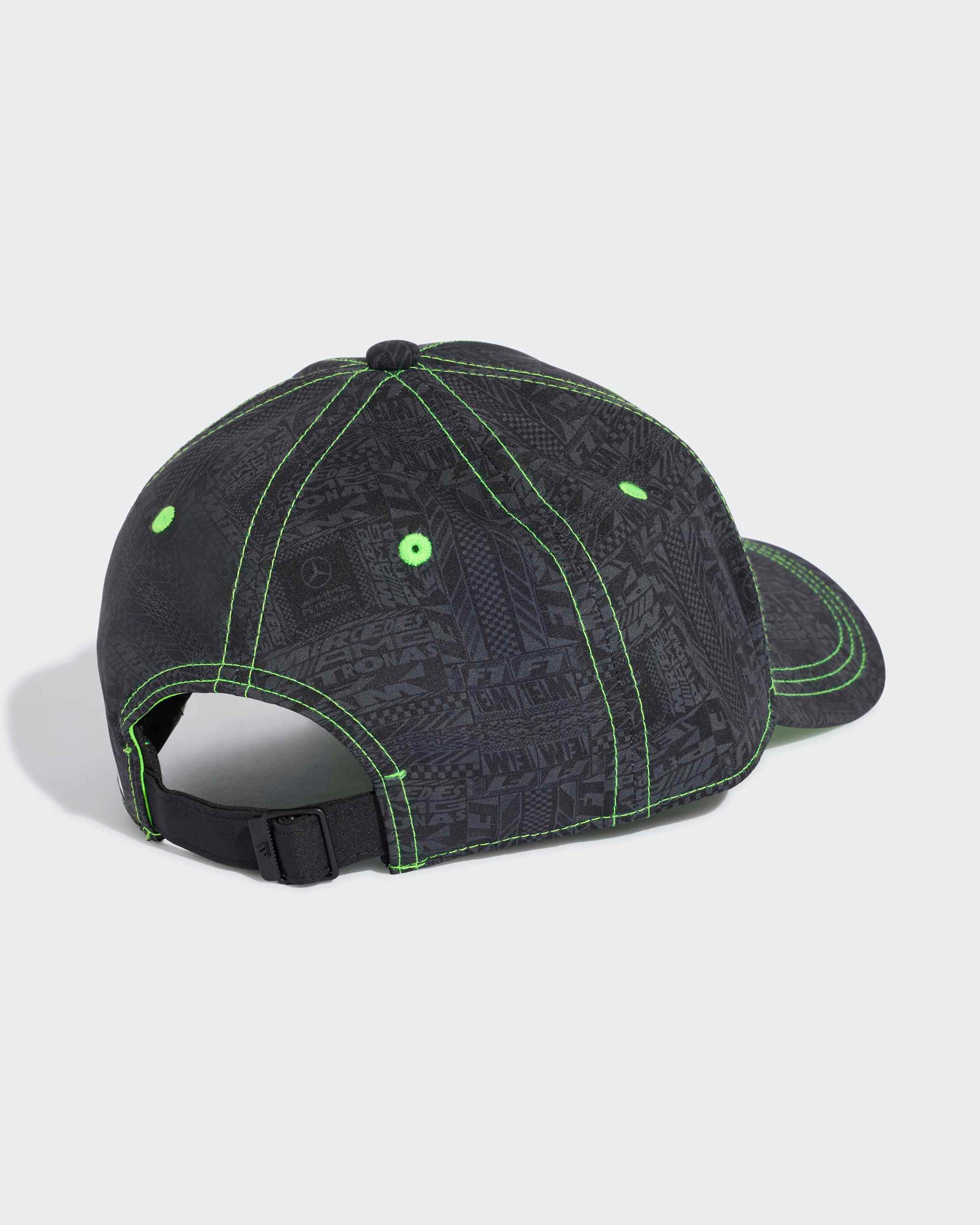 Lights On Cap Black — alternate product angle showing Mercedes-AMG PETRONAS F1 styling and product details | Dash Racegear