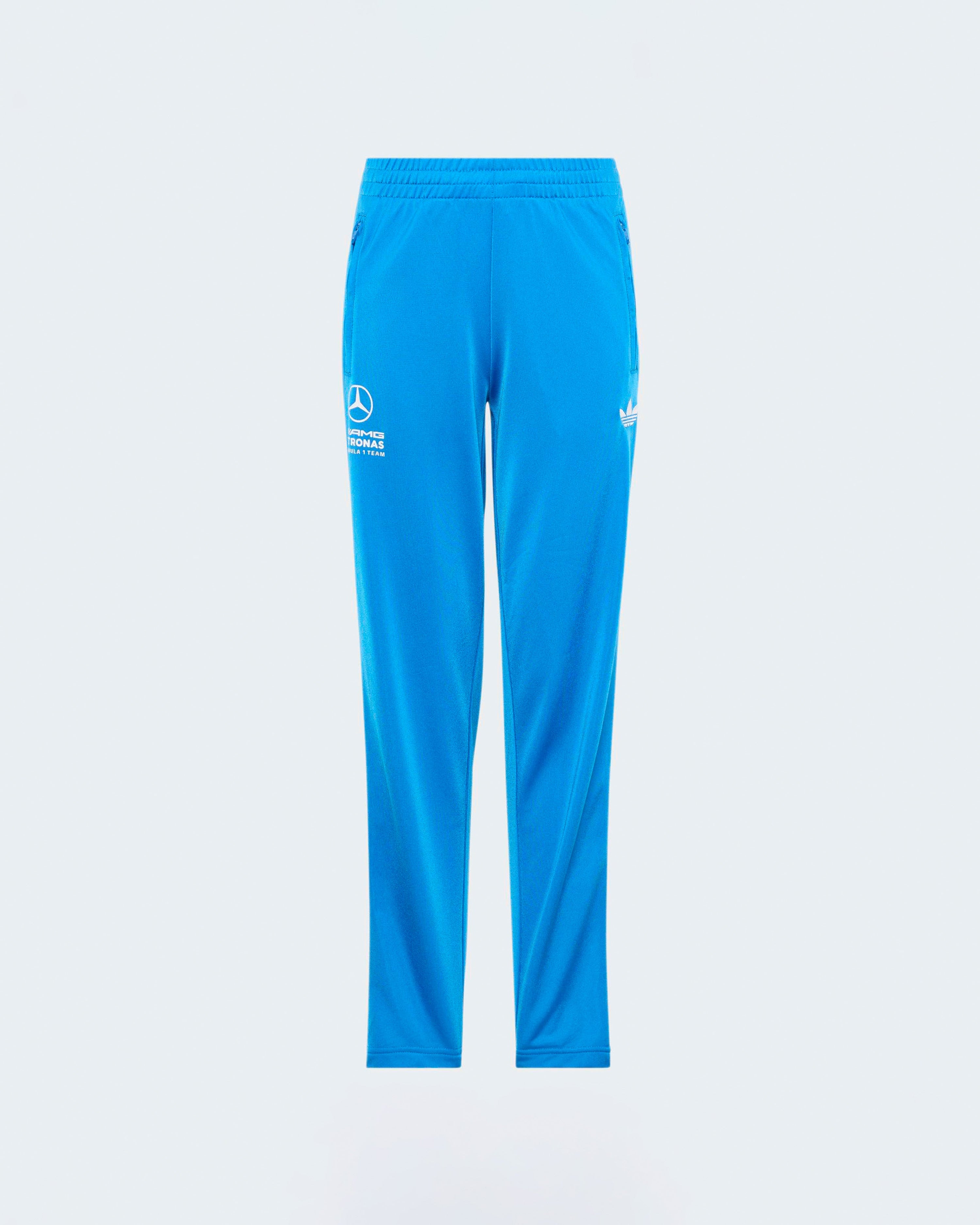 Kids Blue Wonder Track Pants Blue — primary product view showing Mercedes-AMG PETRONAS F1 styling and product details | Dash Racegear