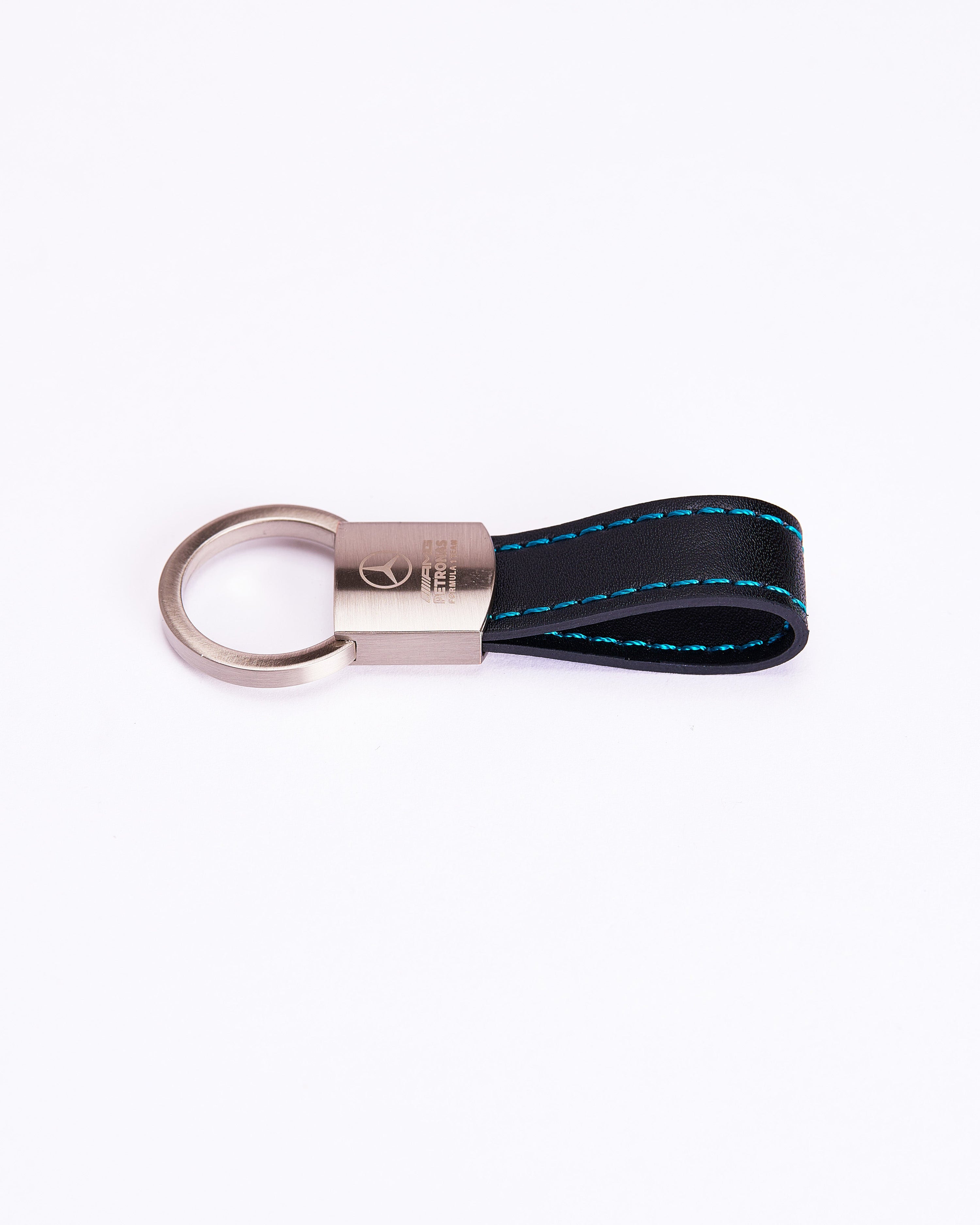 Leather Loop Keyring — additional product detail showing Mercedes-AMG PETRONAS F1 styling and product details | Dash Racegear