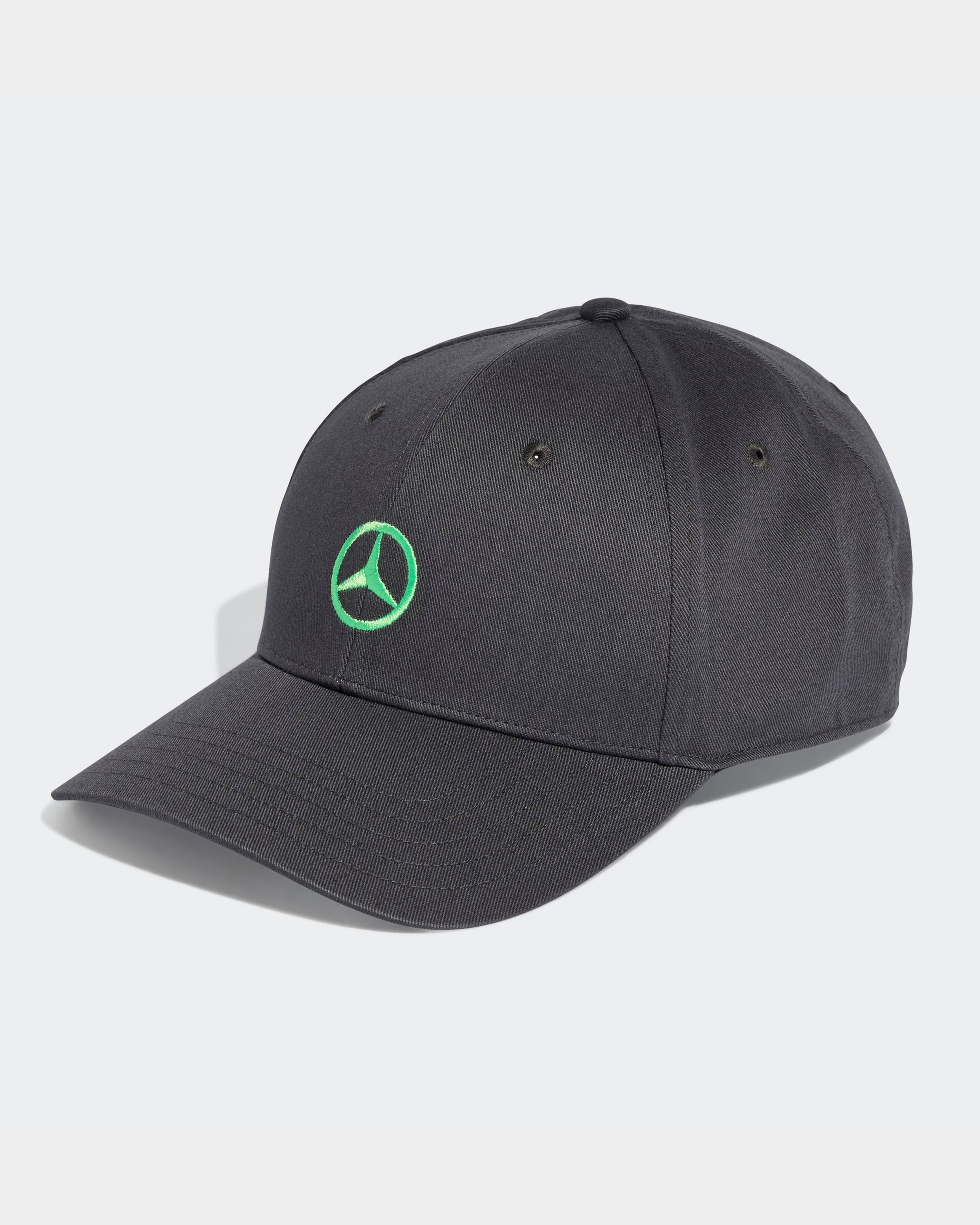 Fan Cotton Cap Dark Grey — primary product view showing Mercedes-AMG PETRONAS F1 styling and product details | Dash Racegear