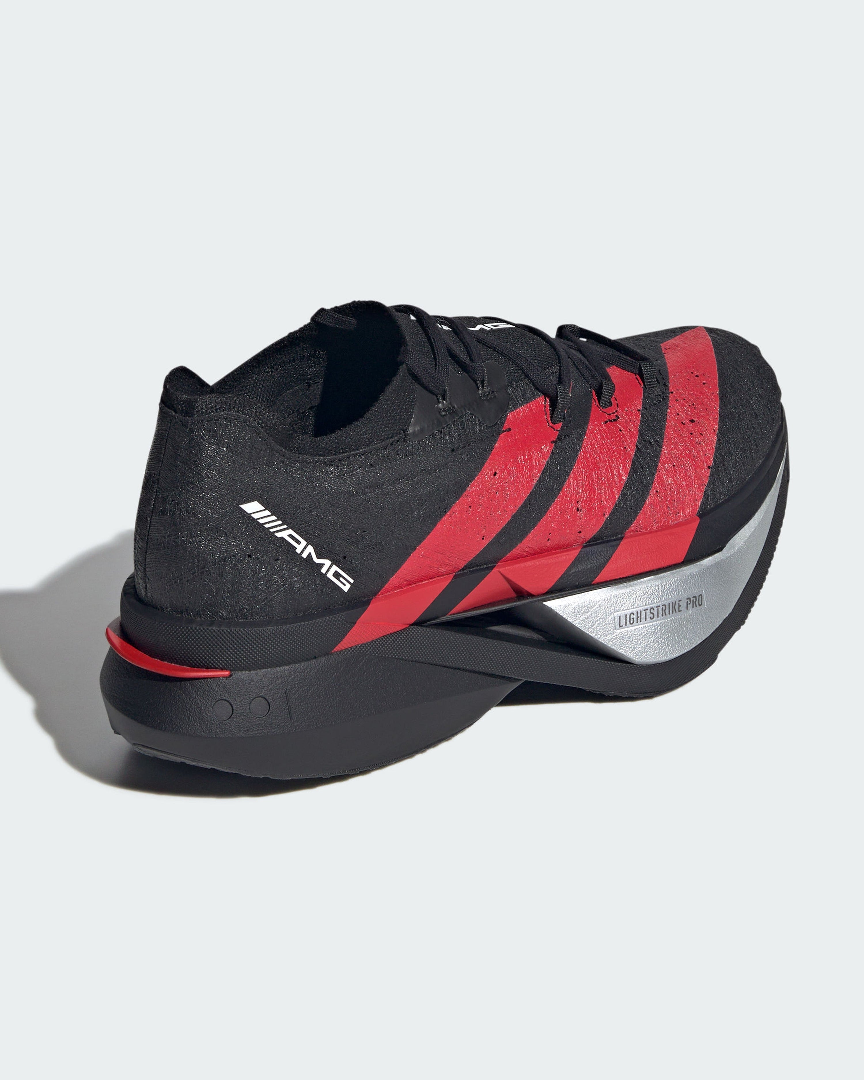 Adizero AMG Prime x3 Strung Shoes Black — additional product detail showing Mercedes-AMG PETRONAS F1 styling and product details | Dash Racegear