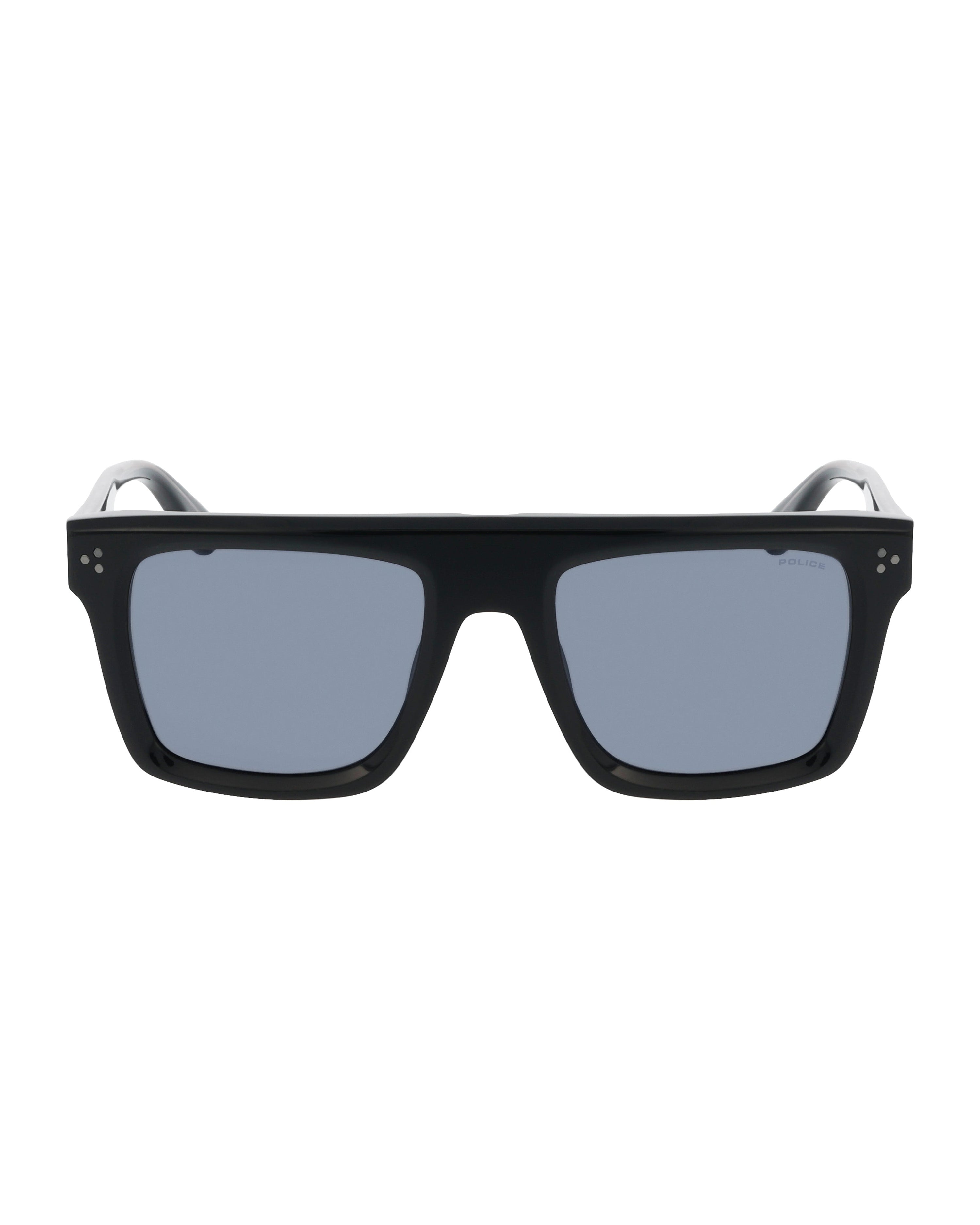 Police x Mercedes Sunglasses Police SPLR47M Black — primary product view showing Mercedes-AMG PETRONAS F1 styling and product details | Dash Racegear