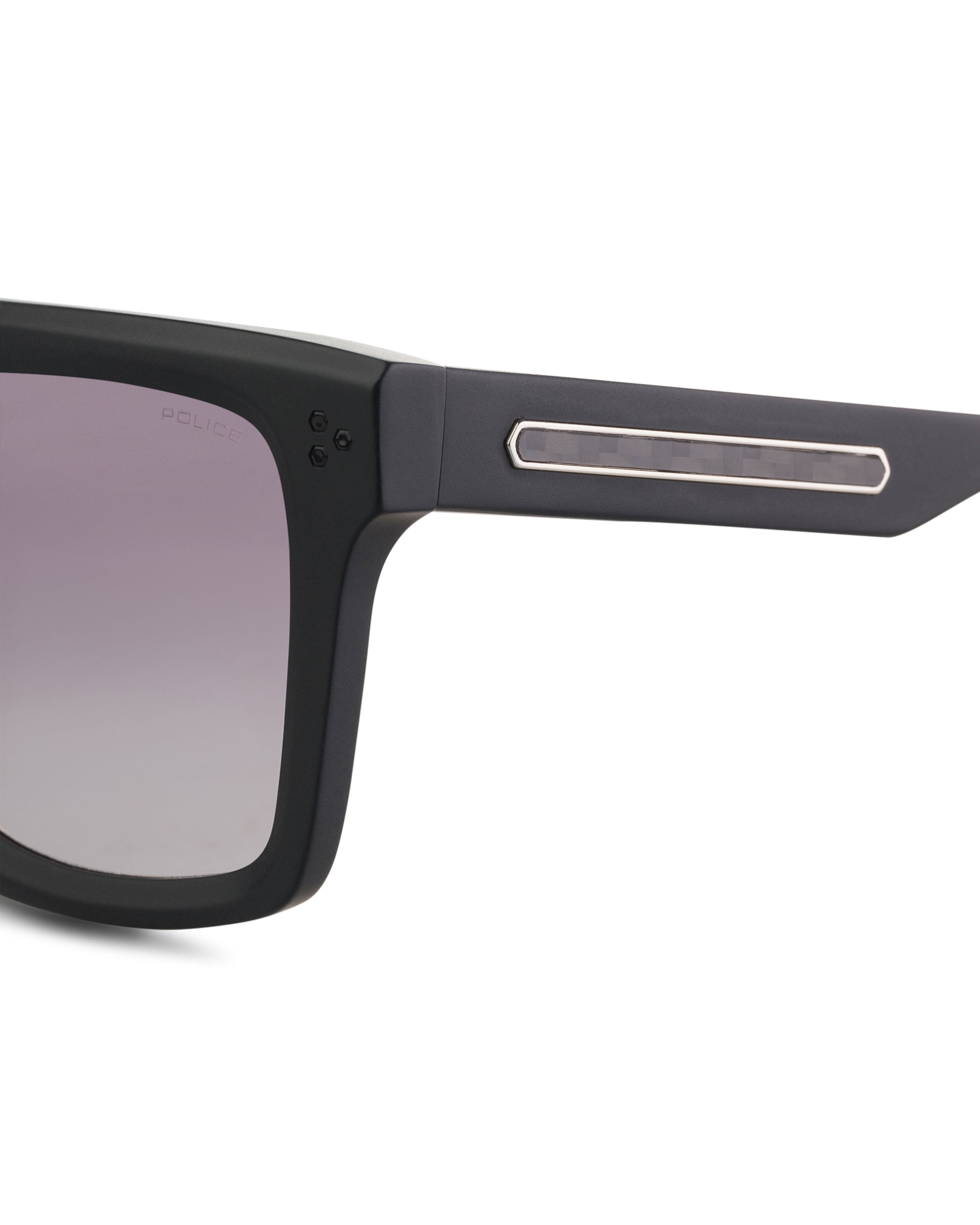Police x Mercedes Sunglasses Police SPLR47M Matte Black — additional product detail showing Mercedes-AMG PETRONAS F1 styling and product details | Dash Racegear