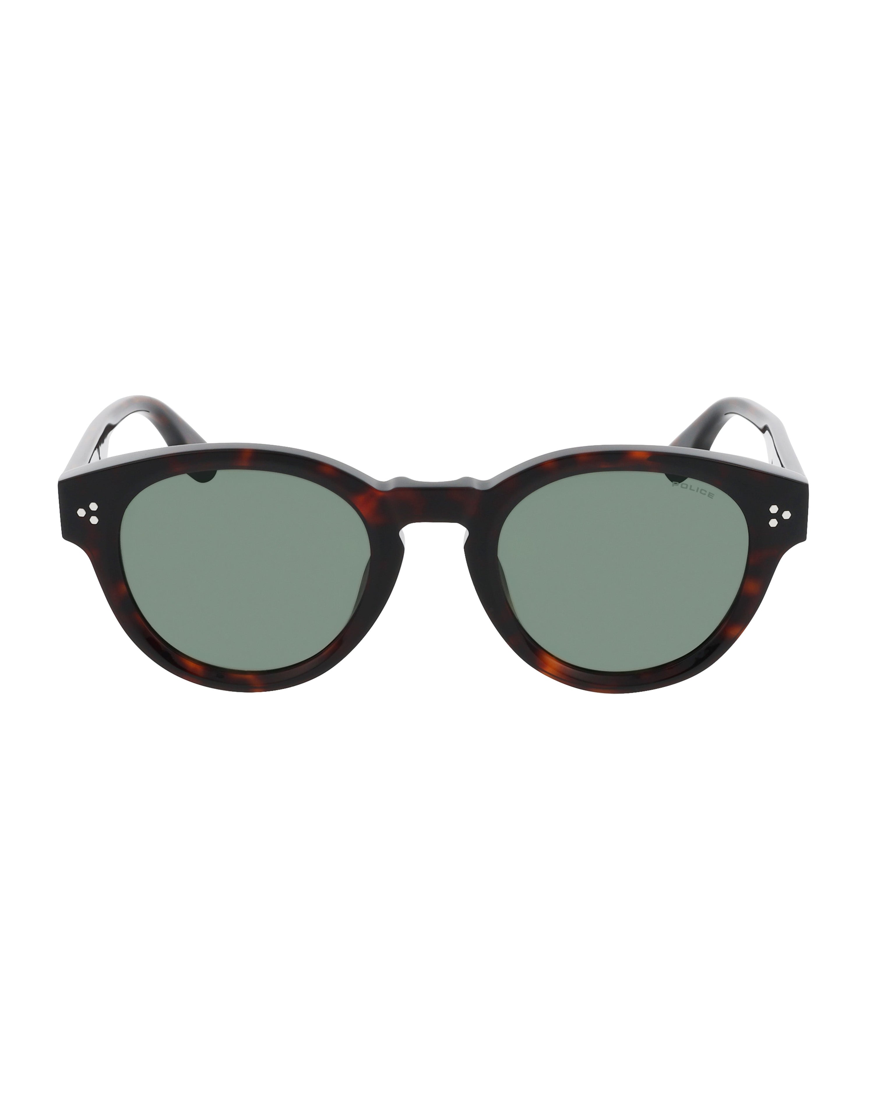 Police x Mercedes Sunglasses Police SPLR48M Havana — primary product view showing Mercedes-AMG PETRONAS F1 styling and product details | Dash Racegear