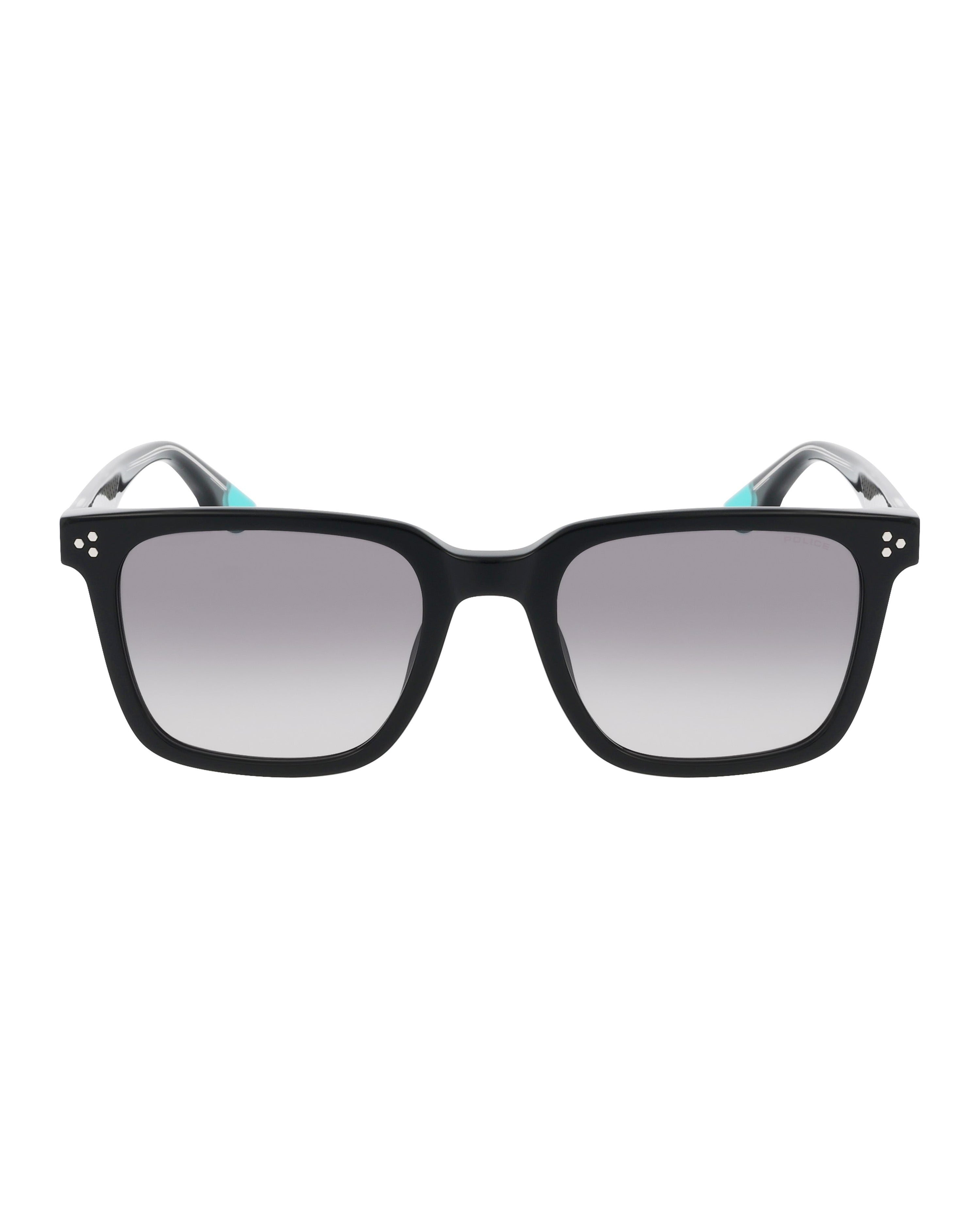 Police x Mercedes Sunglasses Police SPLR51 Black — primary product view showing Mercedes-AMG PETRONAS F1 styling and product details | Dash Racegear