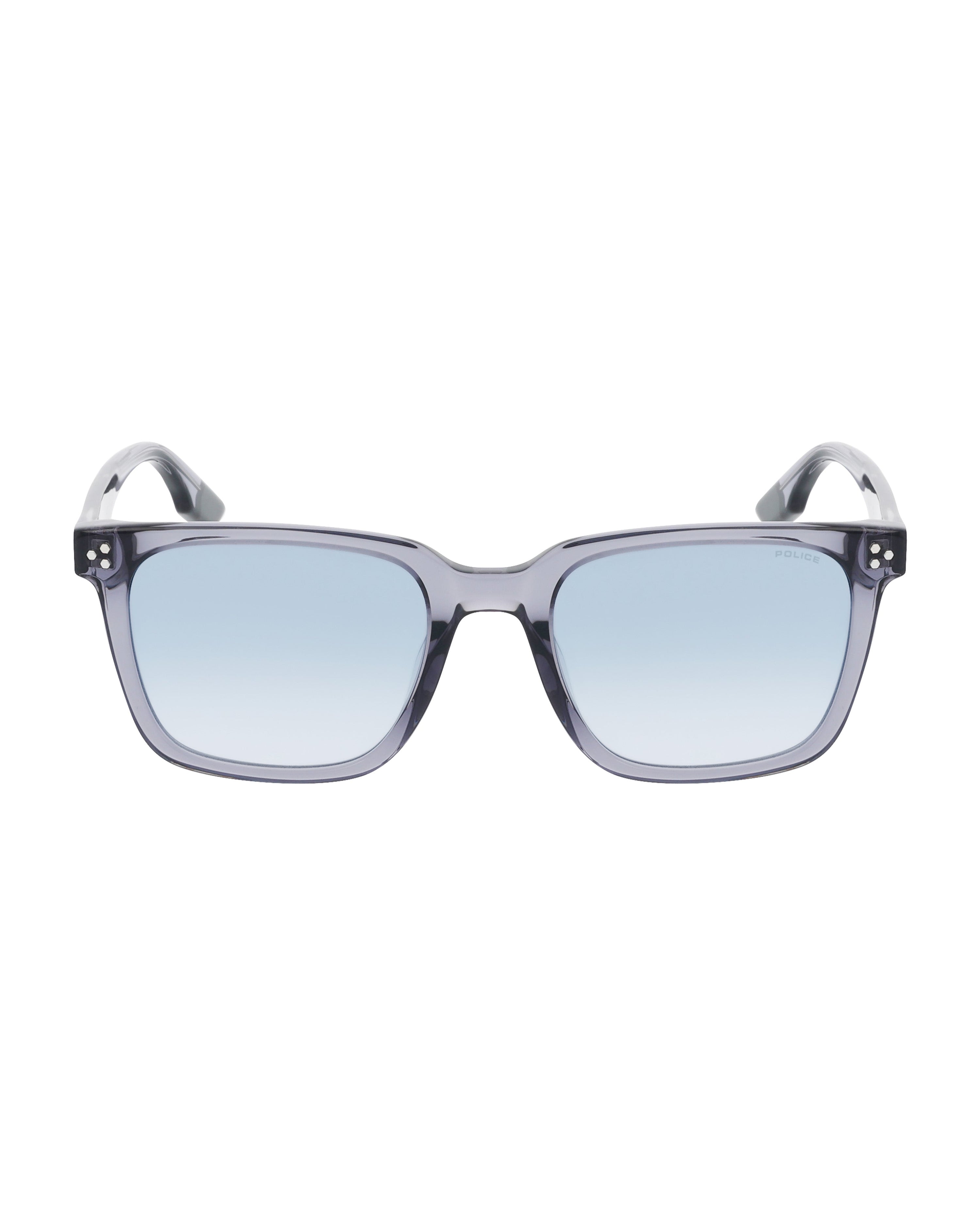 Police x Mercedes Sunglasses Police SPLR51 Grey — primary product view showing Mercedes-AMG PETRONAS F1 styling and product details | Dash Racegear