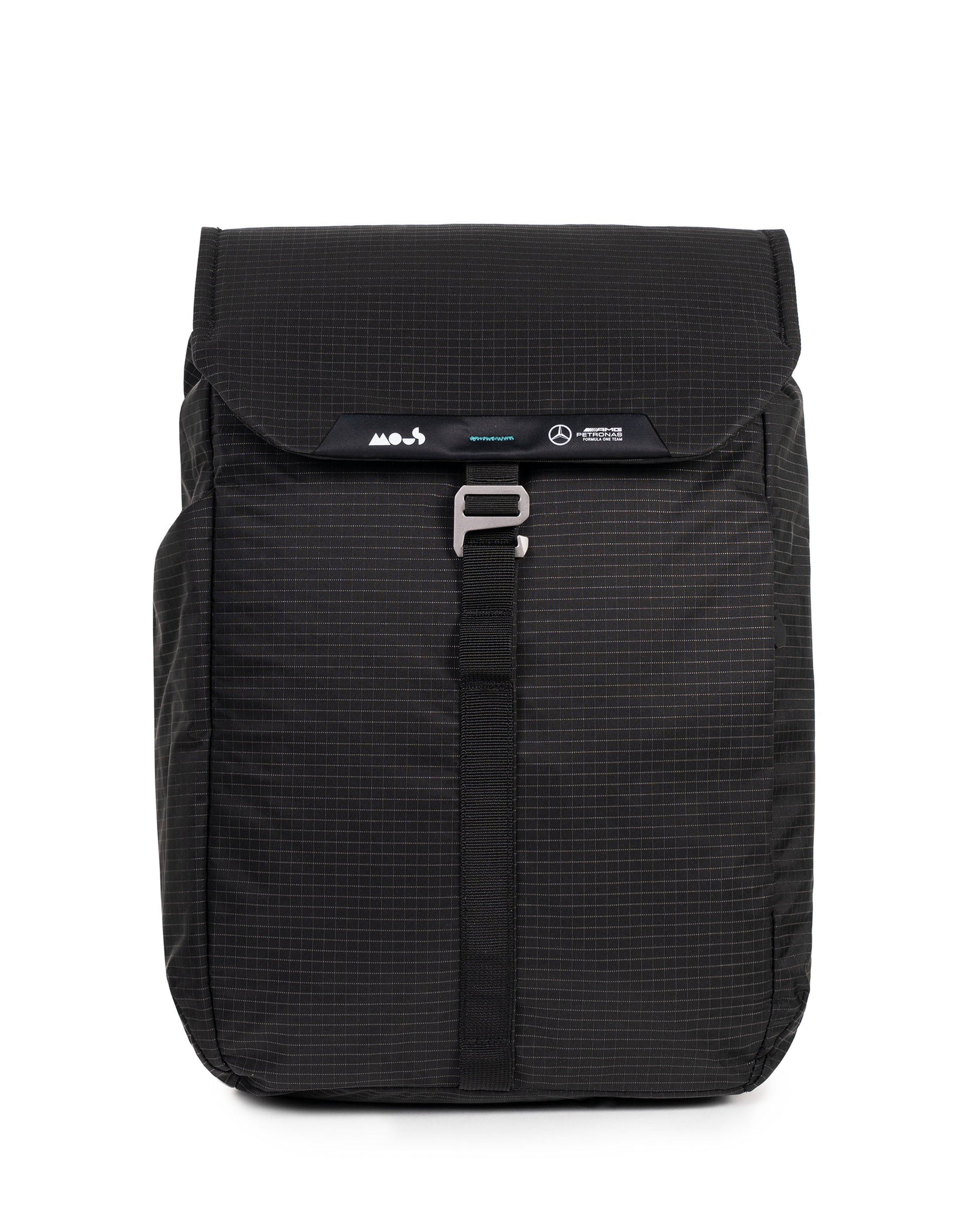 Mous x Mercedes-AMG F1 Team Day Backpack with UltraTex® — primary product view showing Mercedes-AMG PETRONAS F1 styling and product details | Dash Racegear