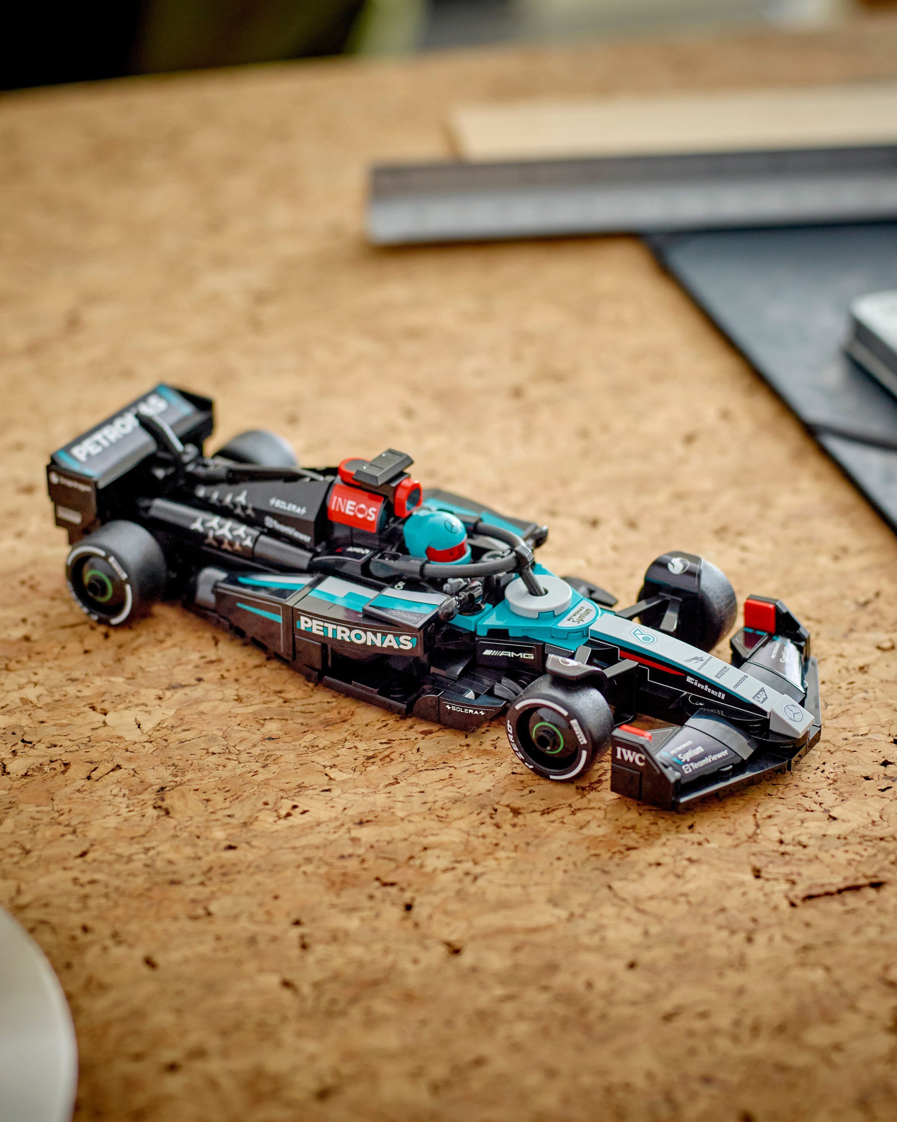 LEGO® Speed Champions Mercedes-AMG F1 W15 Race Car — primary product view showing Mercedes-AMG PETRONAS F1 styling and product details | Dash Racegear