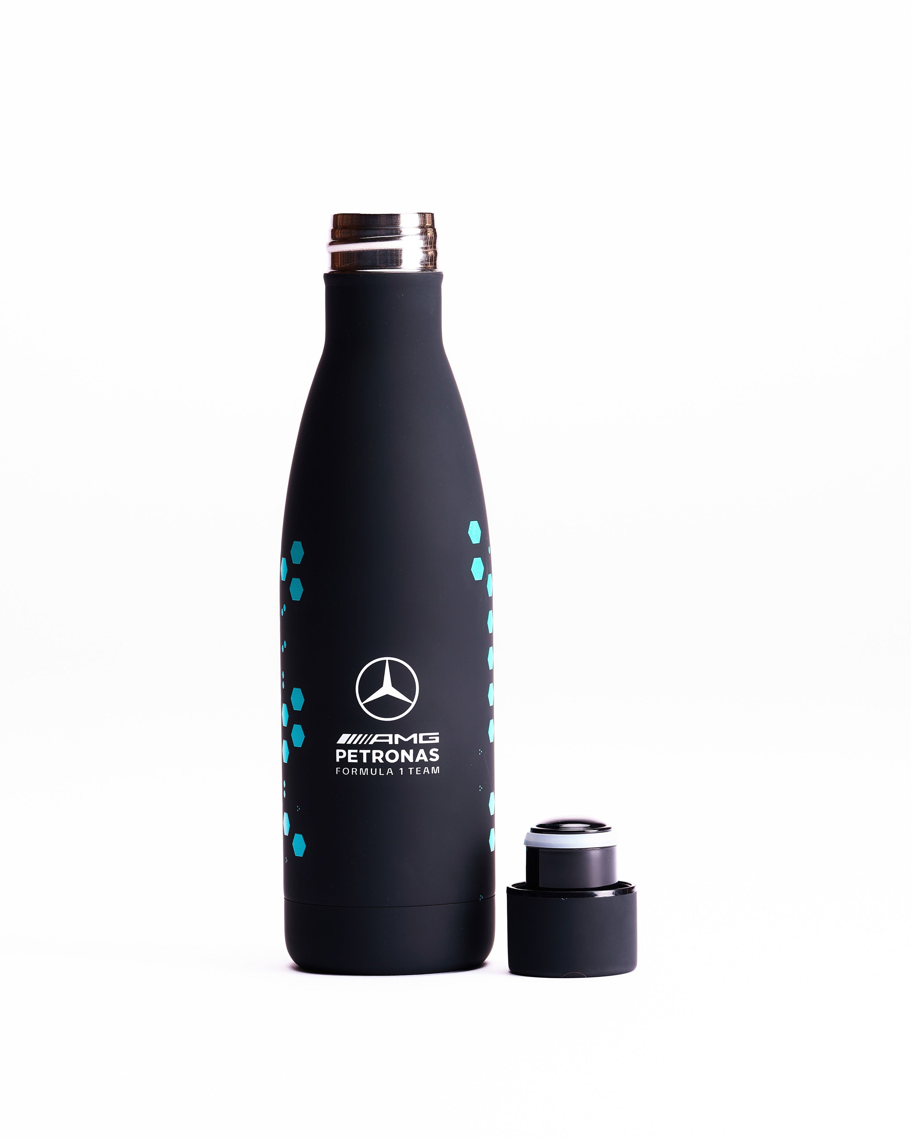 Team Water Bottle — additional product detail showing Mercedes-AMG PETRONAS F1 styling and product details | Dash Racegear